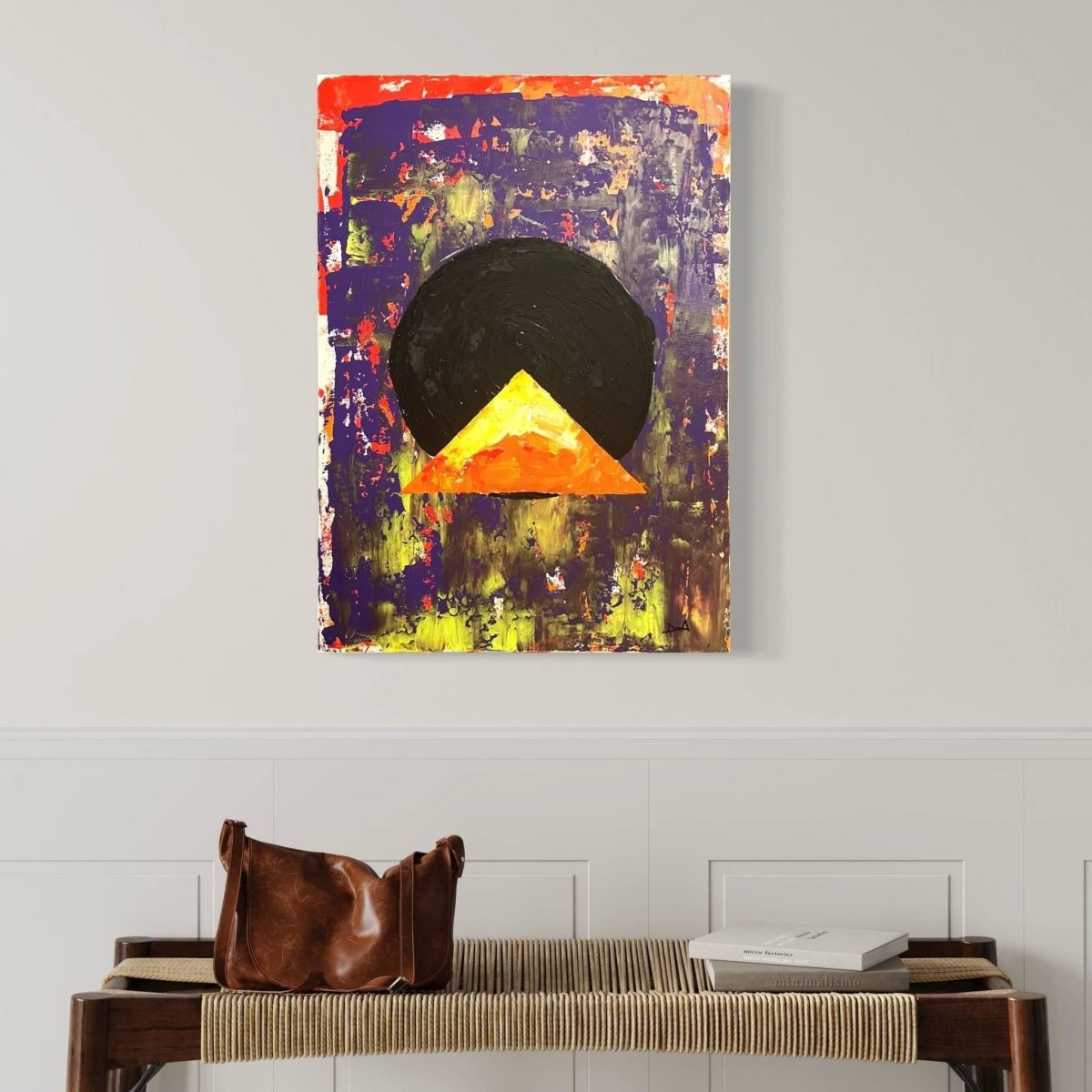 In the End, Everything Comes Back Original Painting on Canvas - Artchi