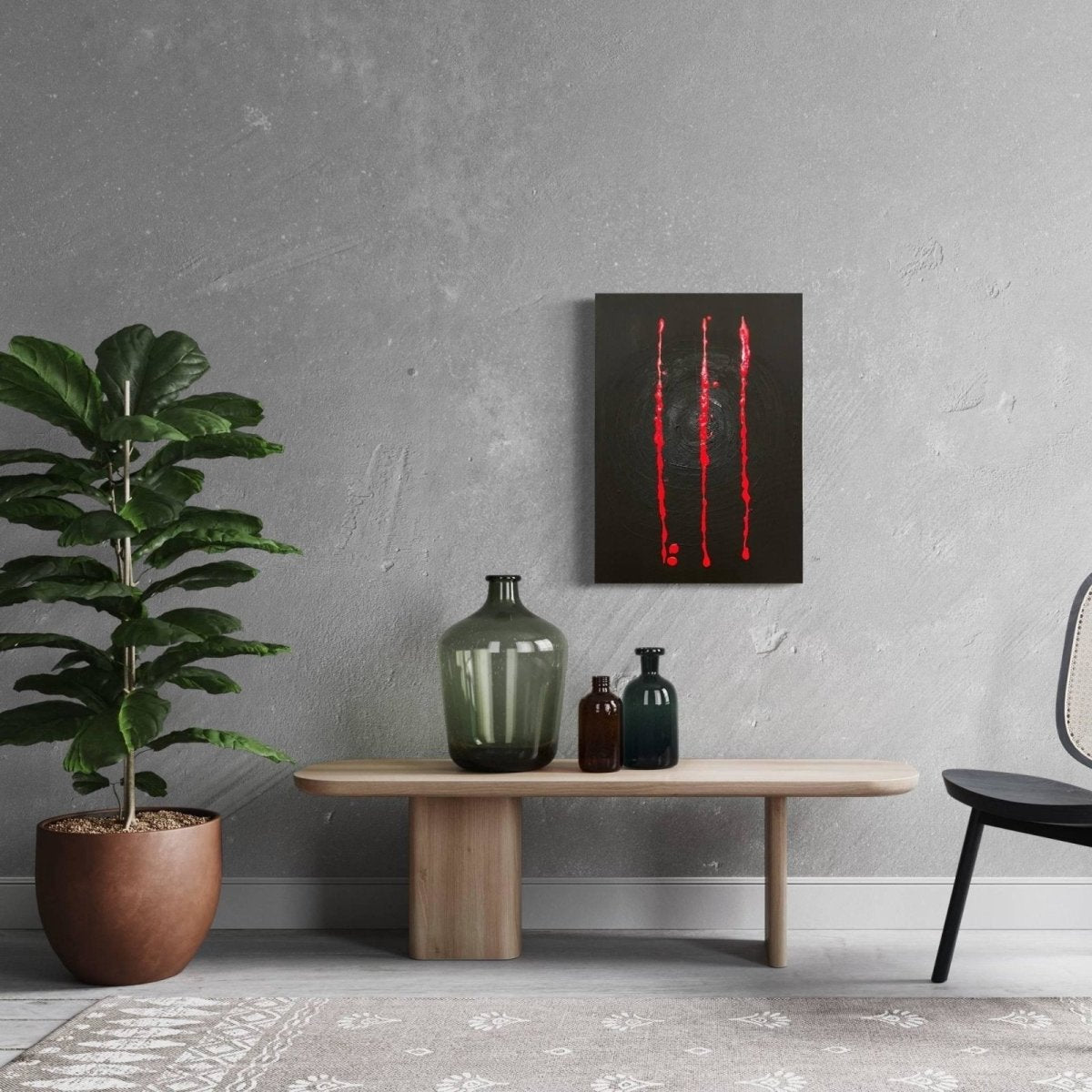 Survival Desire Original Painting on Canvas - Artchi