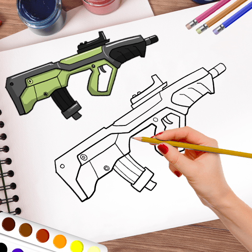 how to draw a shotgun