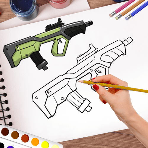Gun Drawing Using Rectangle Mastering Gun Drawing: A Step-by-Step Guide
