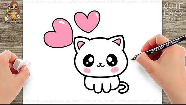 The Art of Cute Cat Drawing: Unleash Your Inner Picasso and Create Cut