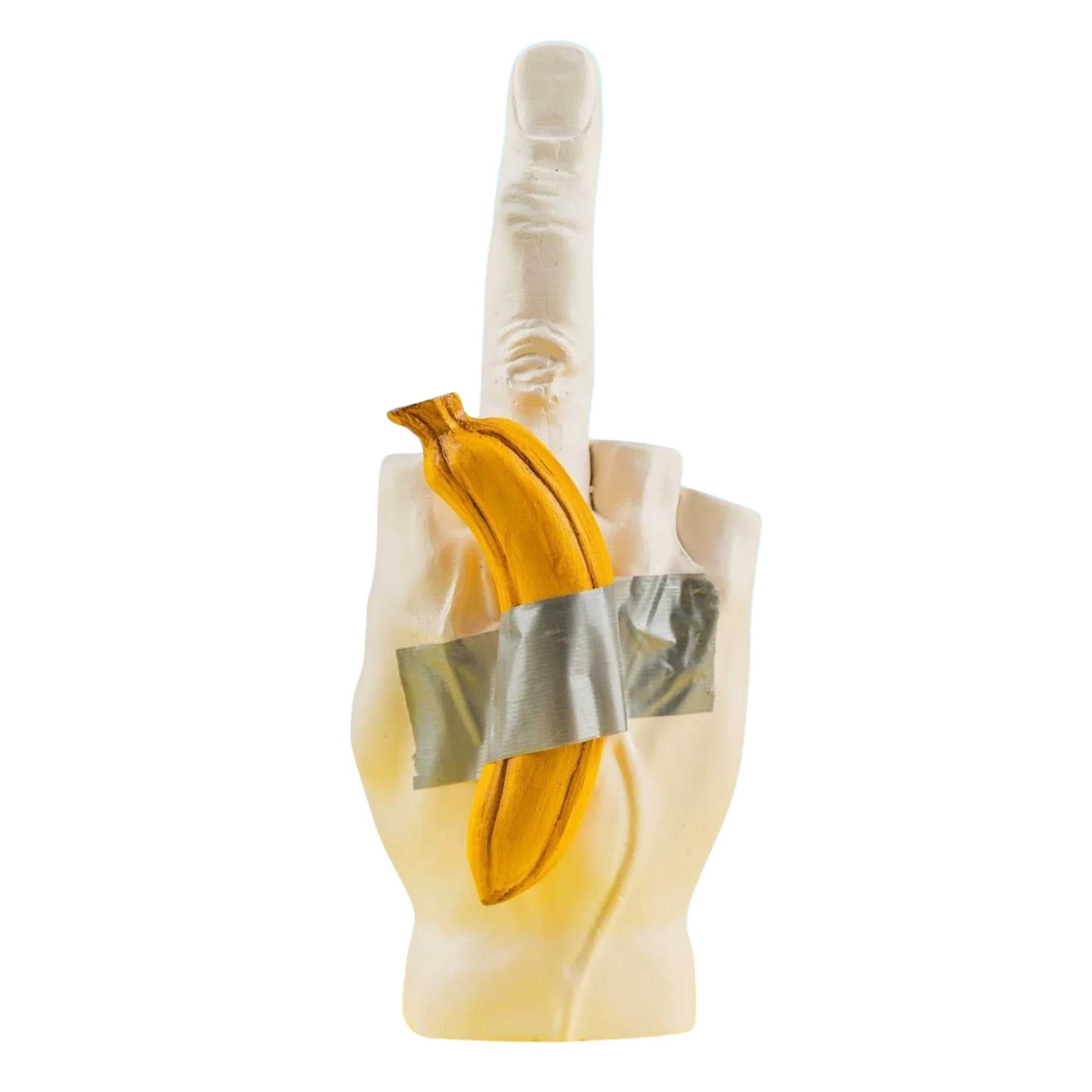 Banana Grab: The Banksy Sculpture with Hand
