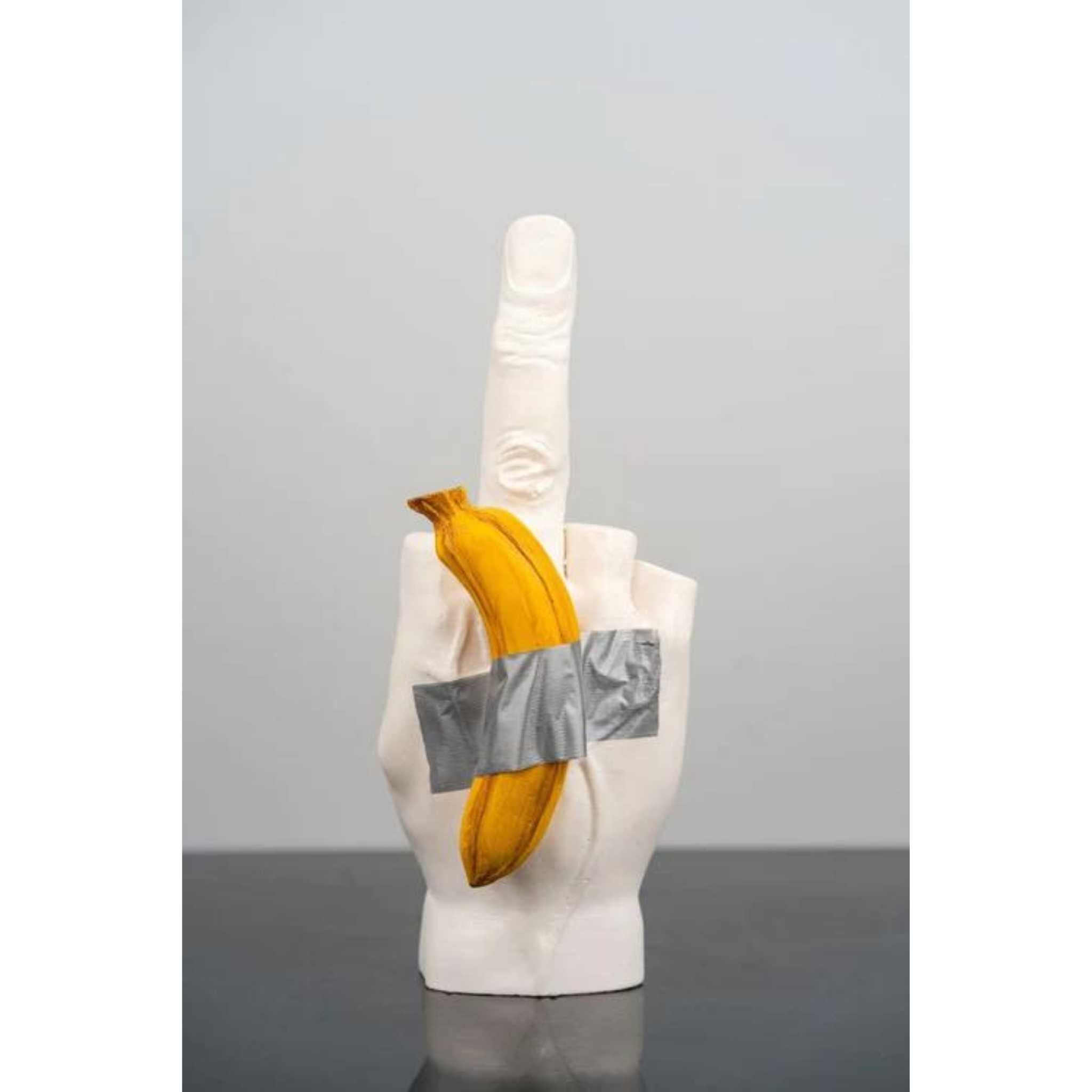 Banana Grab: The Banksy Sculpture with Hand