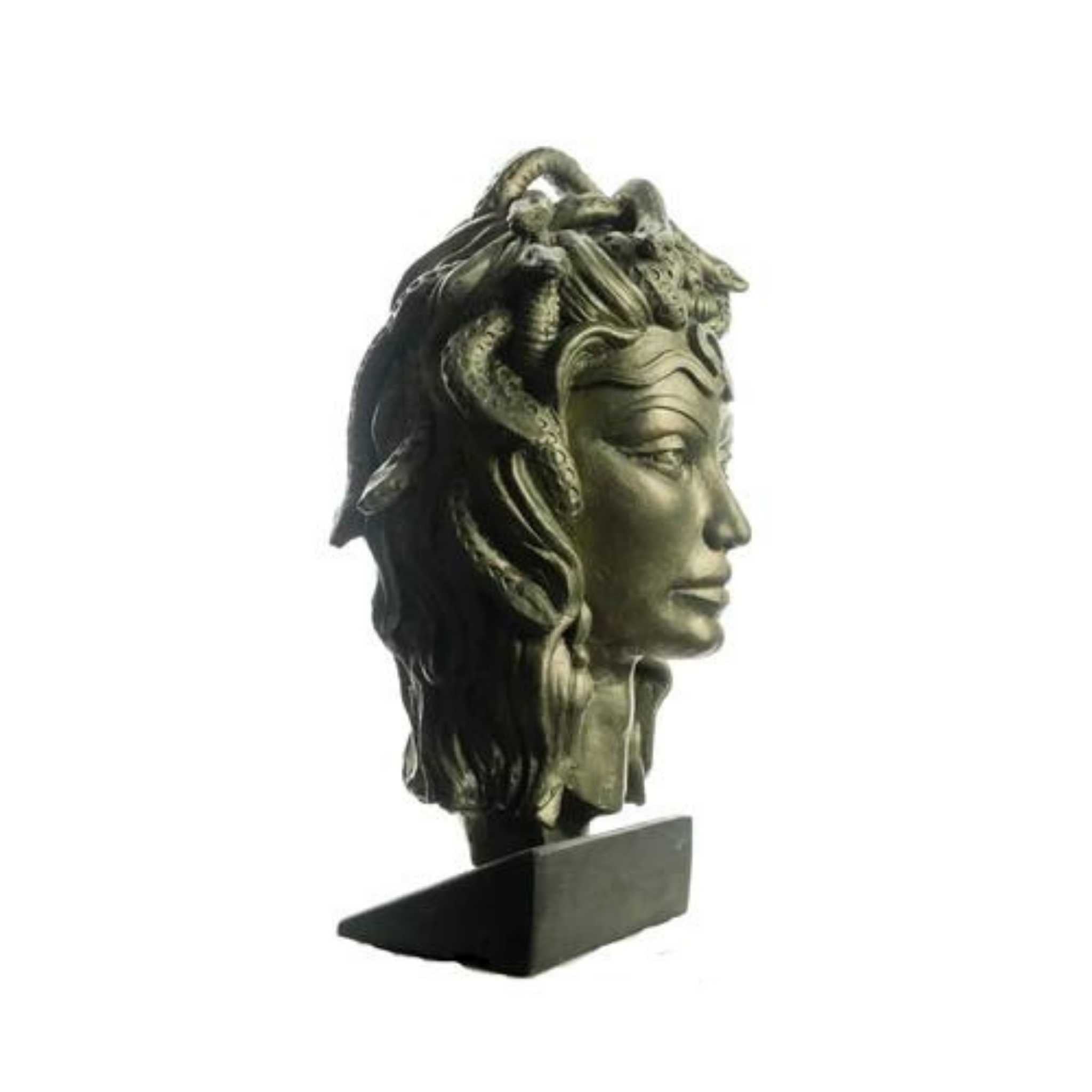 Medusa bust statue