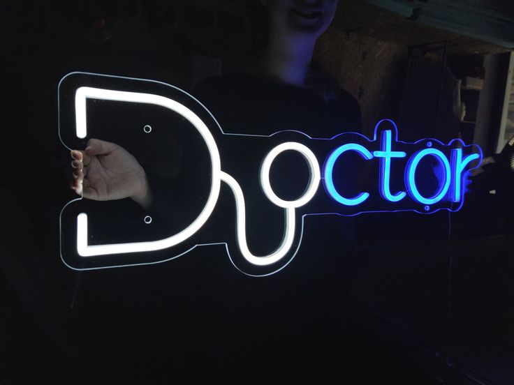 Doctor Neon Outdoor Sign