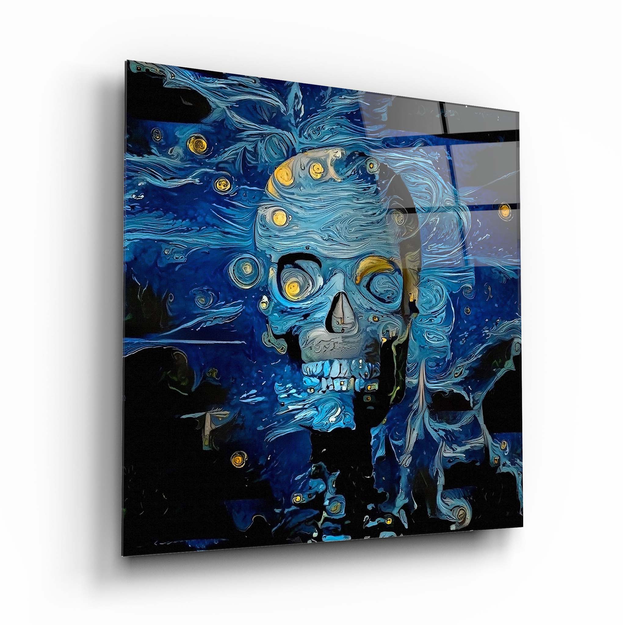 Skull Glass Wall Art 2