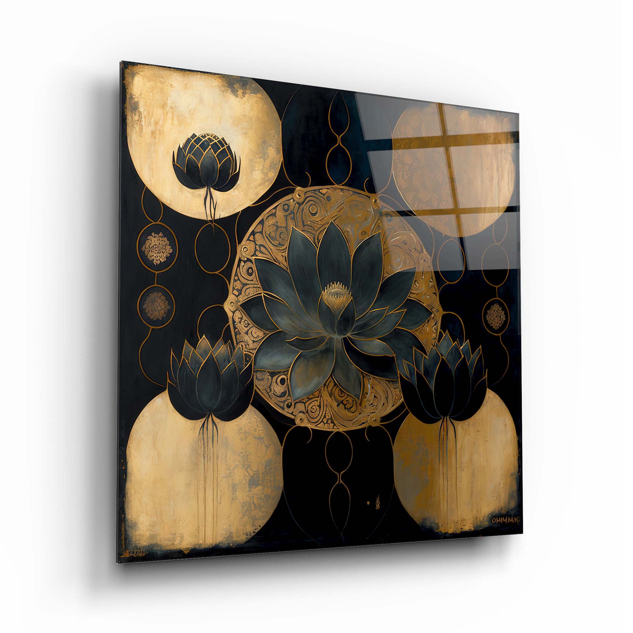 Flower Glass Wall Art 13