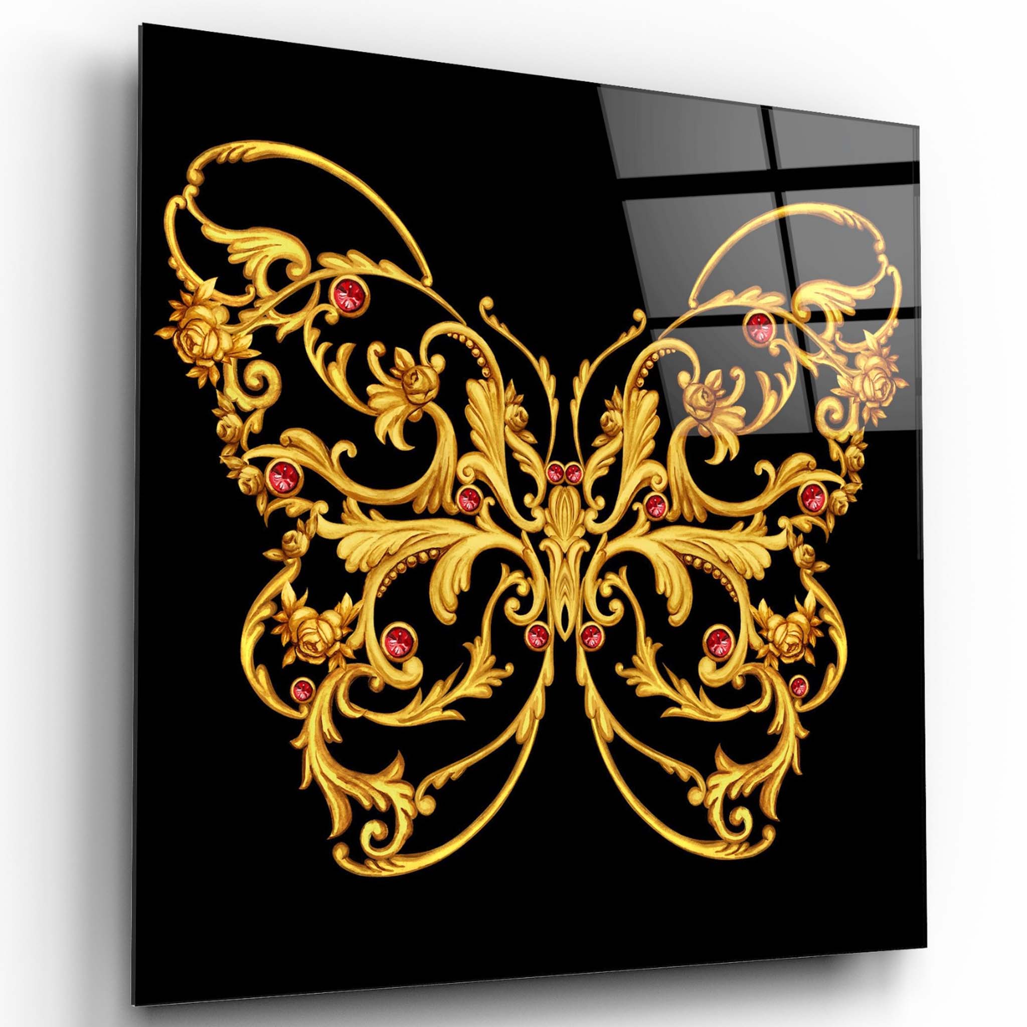 Butterfly Glass Wall Art 5