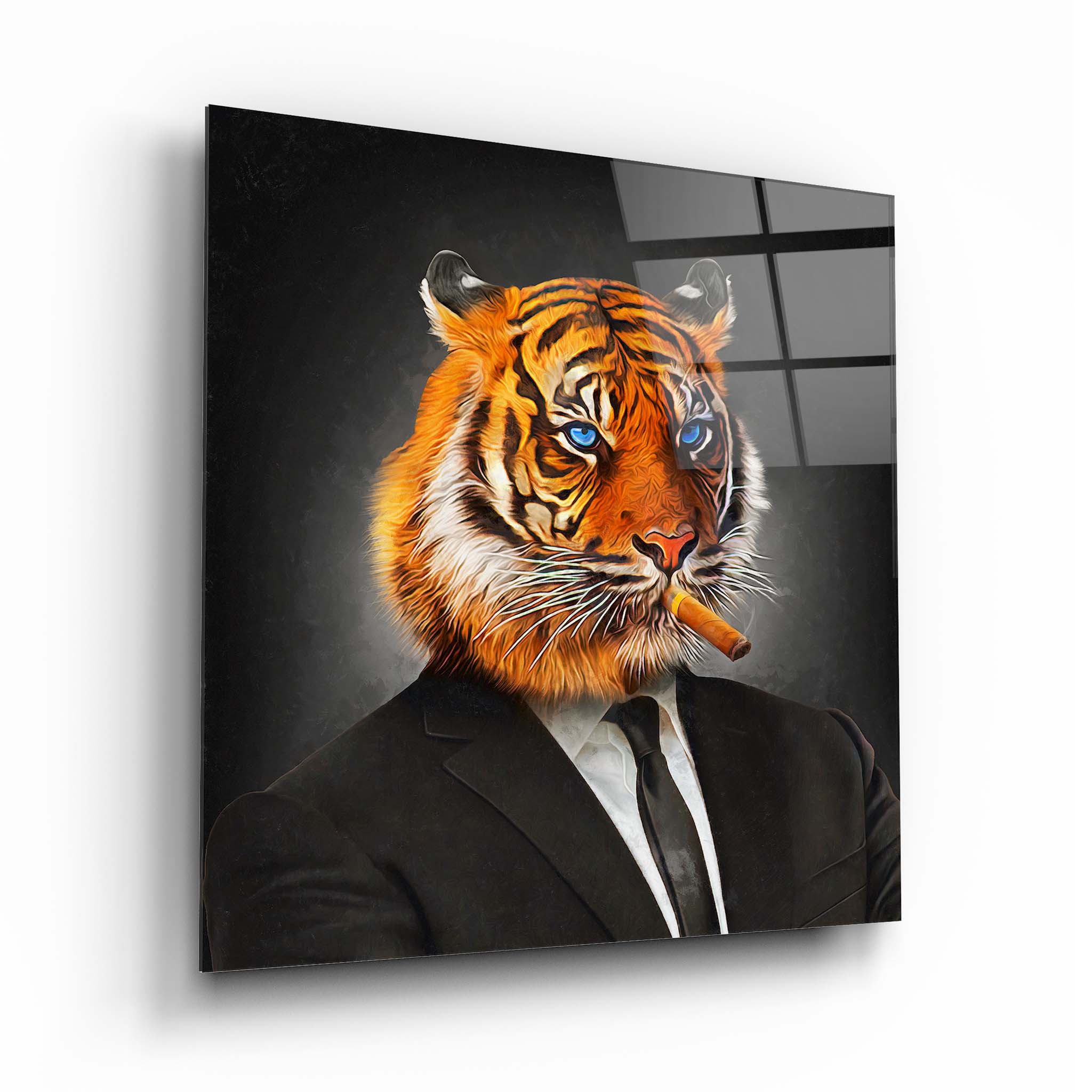 Tiger Glass Wall Art 6