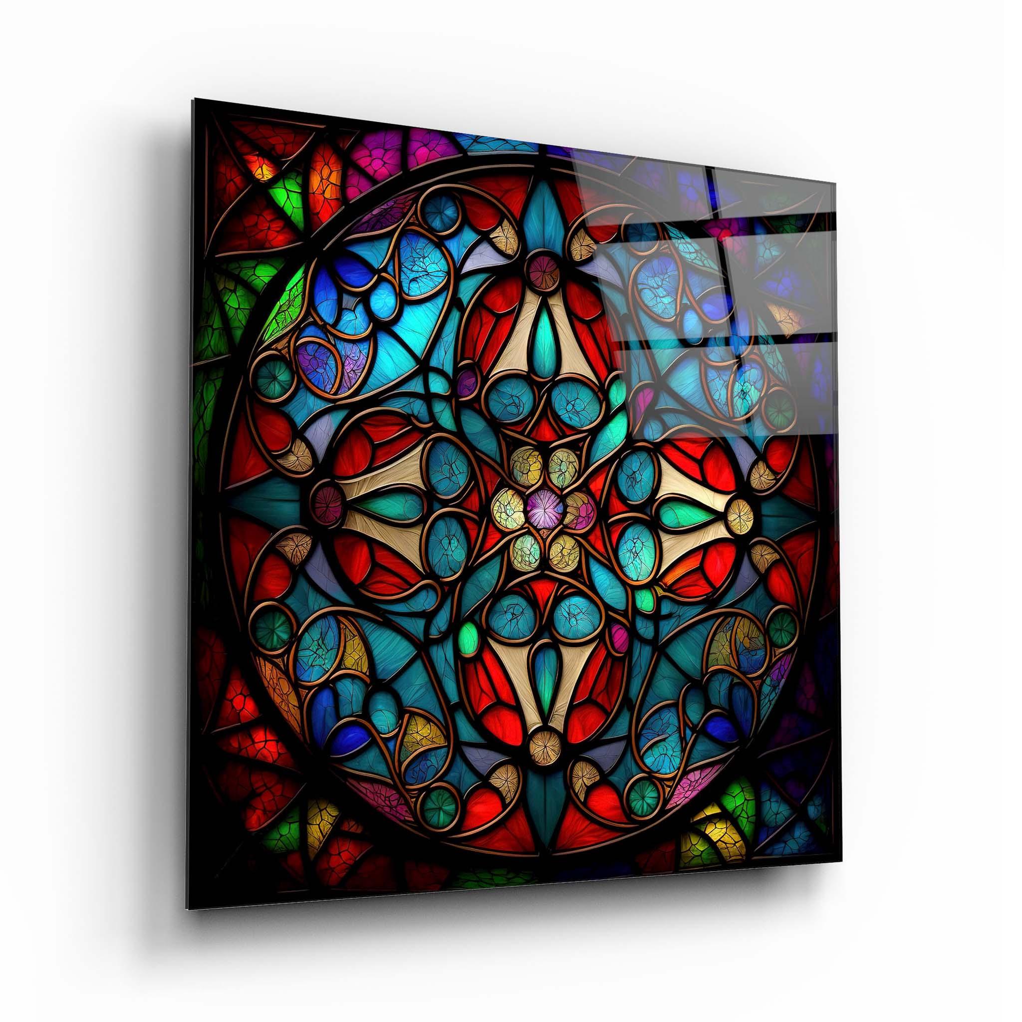 Abstract Stained Glass Wall Art 2 - Artchi