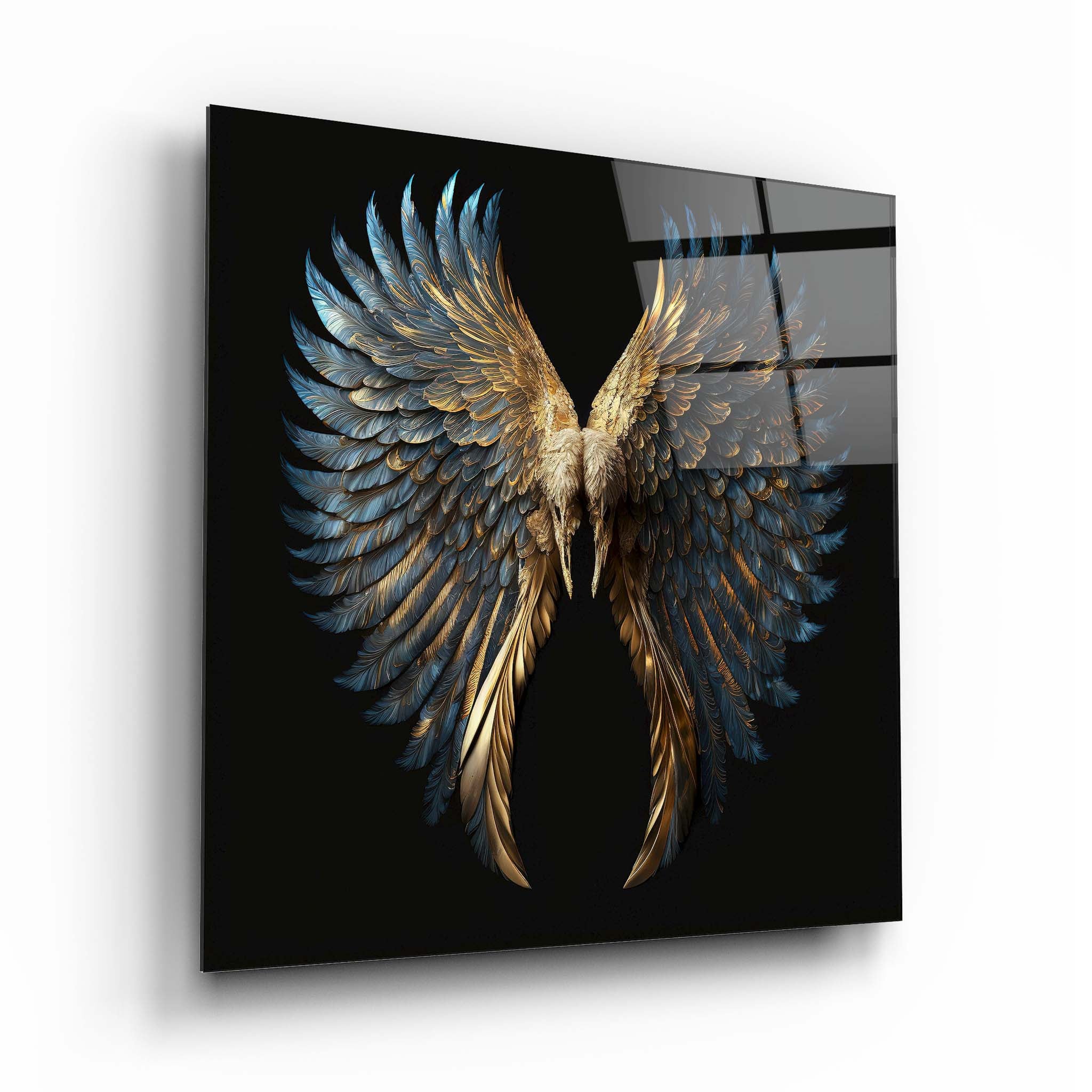 Wing Glass Wall Art 2