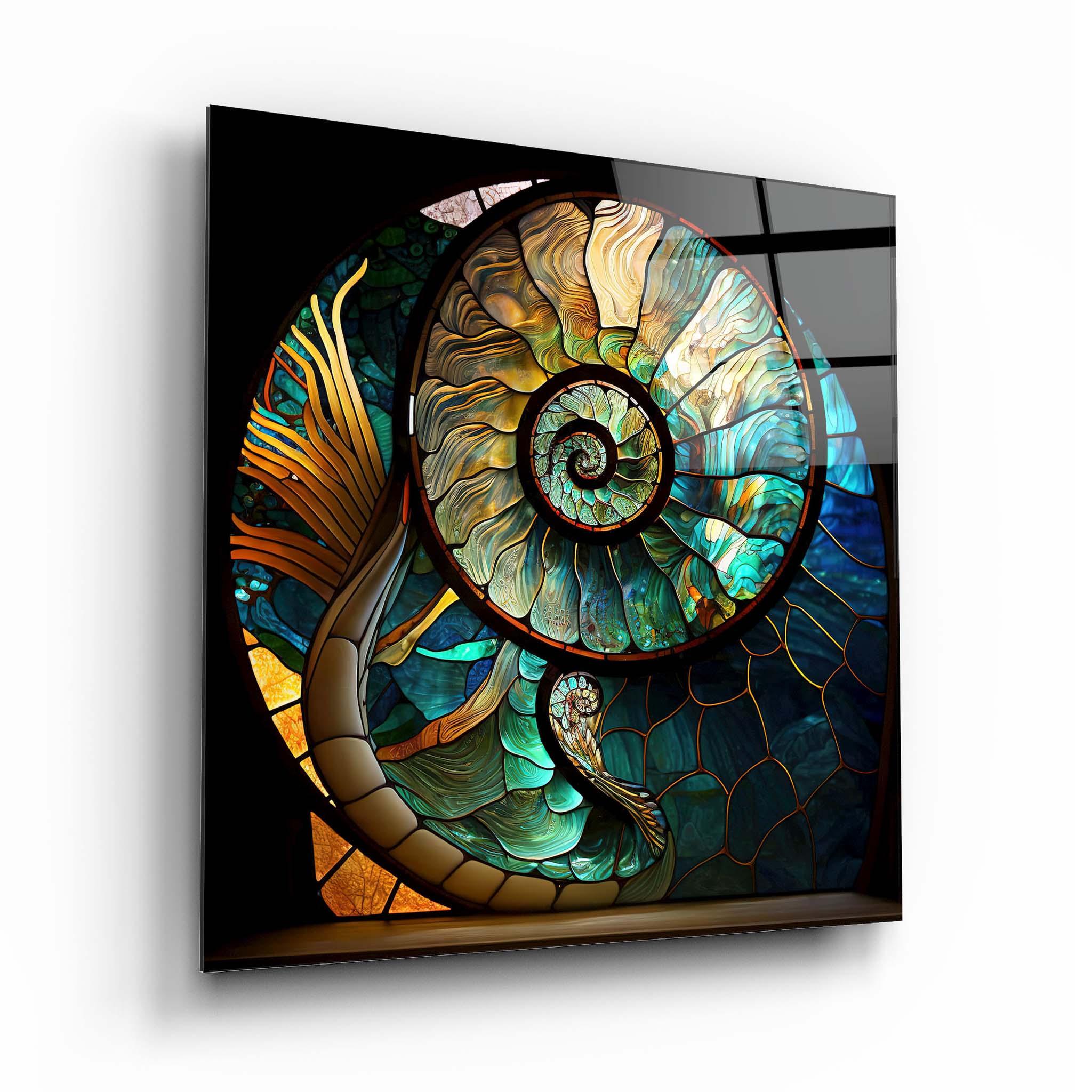 Abstract Stained Glass Wall Art