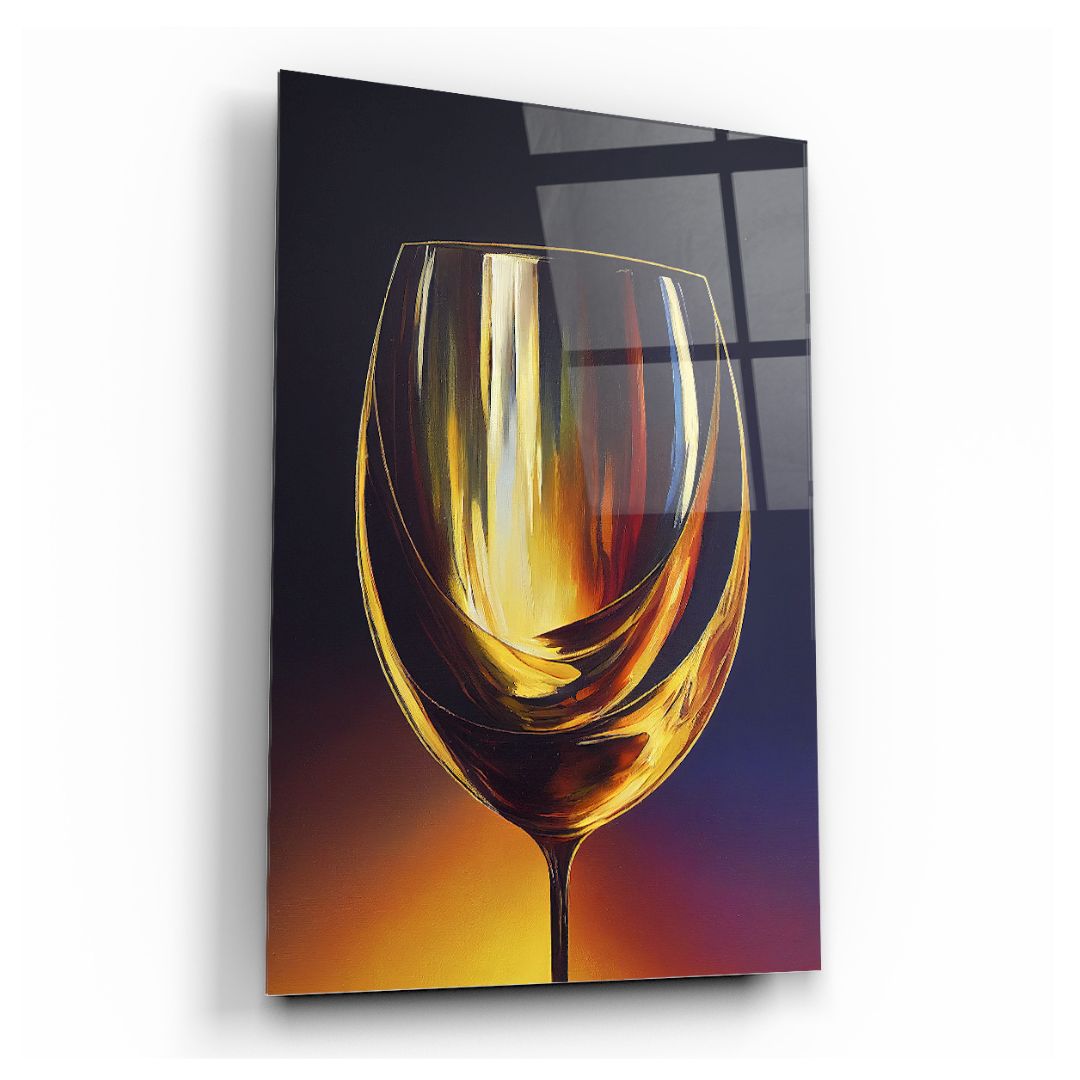 sauvignon blanc : Elegance in Glass Wall Art