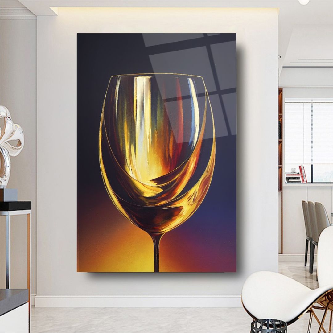 sauvignon blanc : Elegance in Glass Wall Art