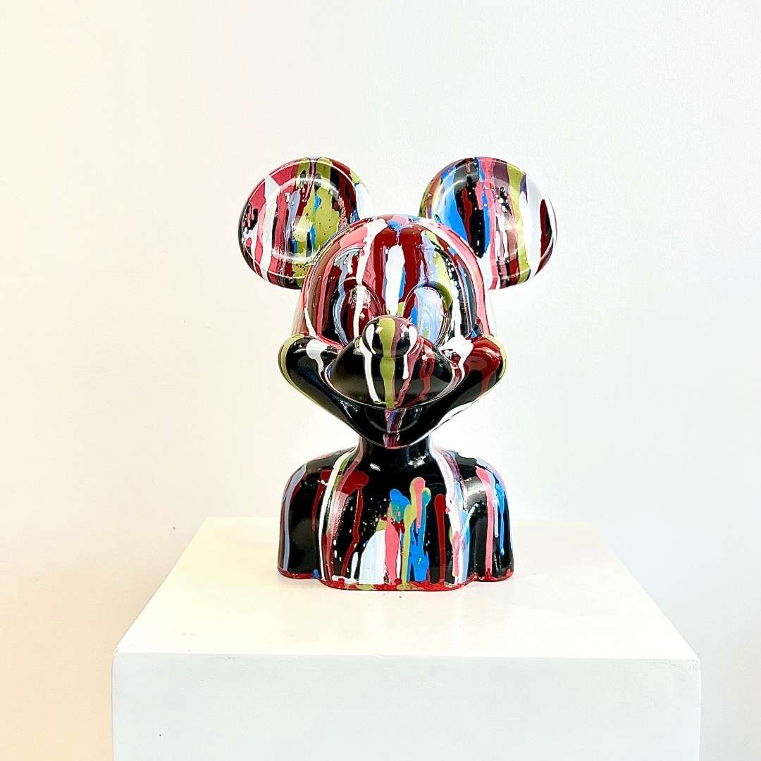 Bold Drip Mickey Sculpture