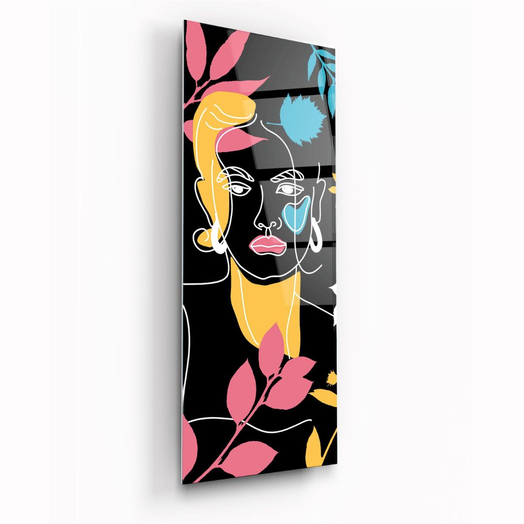 Vivid Muse Glass Wall Art