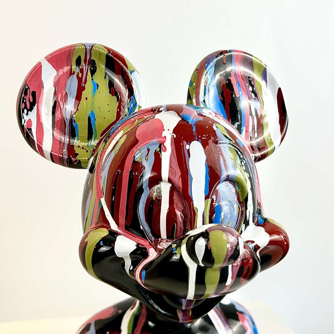 Bold Drip Mickey Sculpture