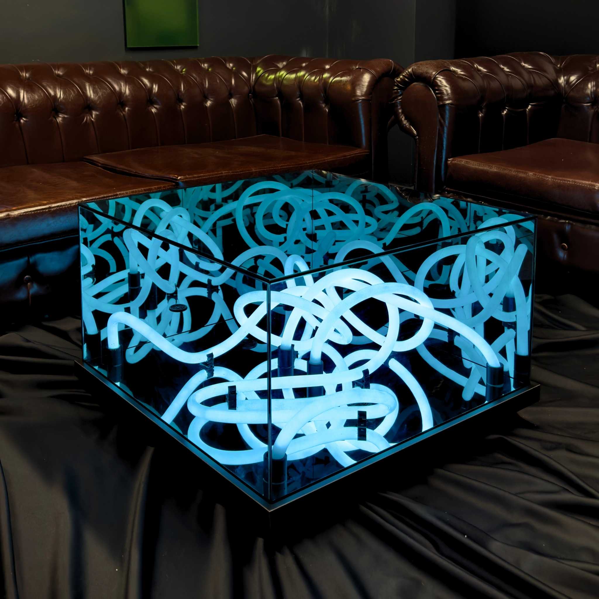 Neon Aura Illuminated Coffee Table