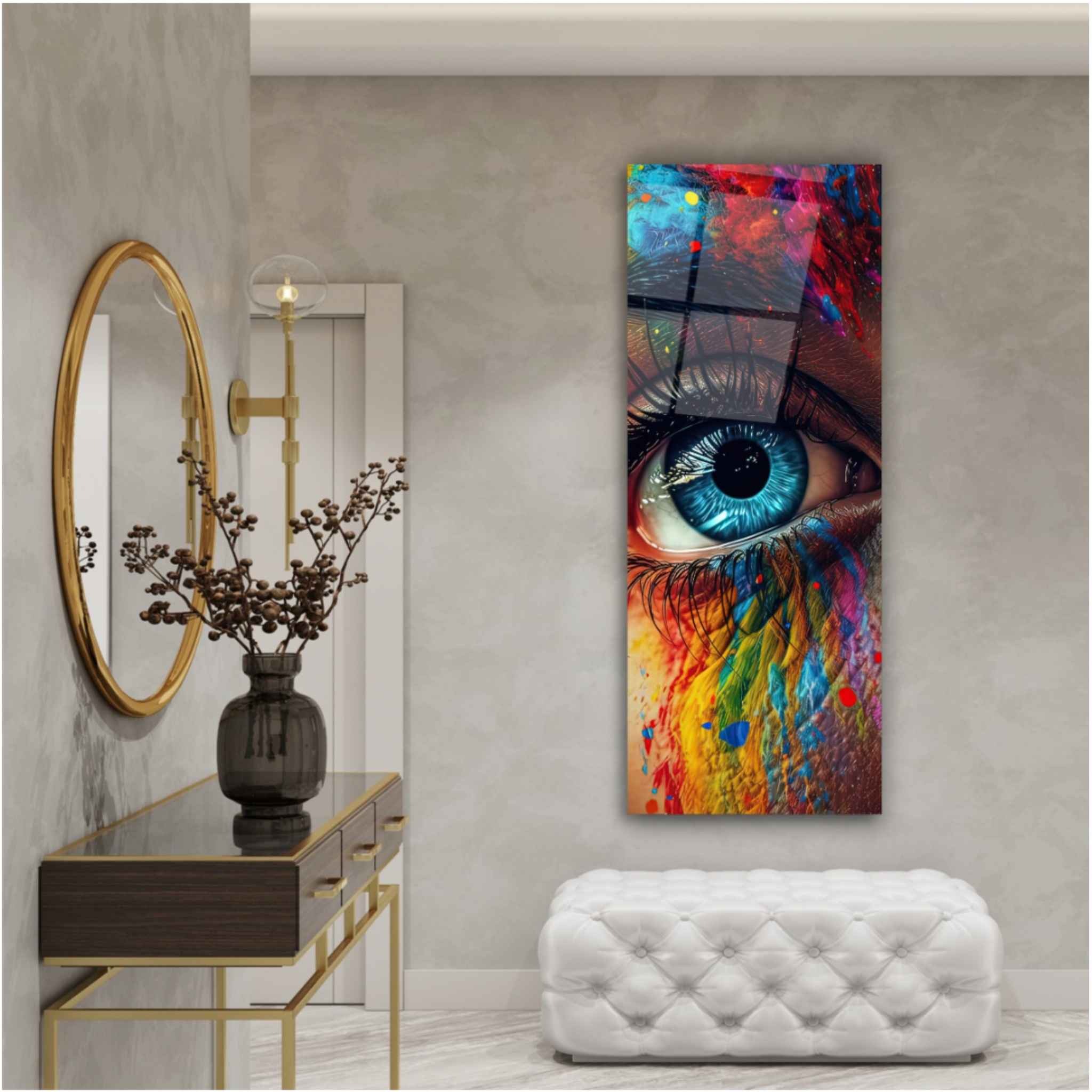 Colourful Eye Glass Wall Art