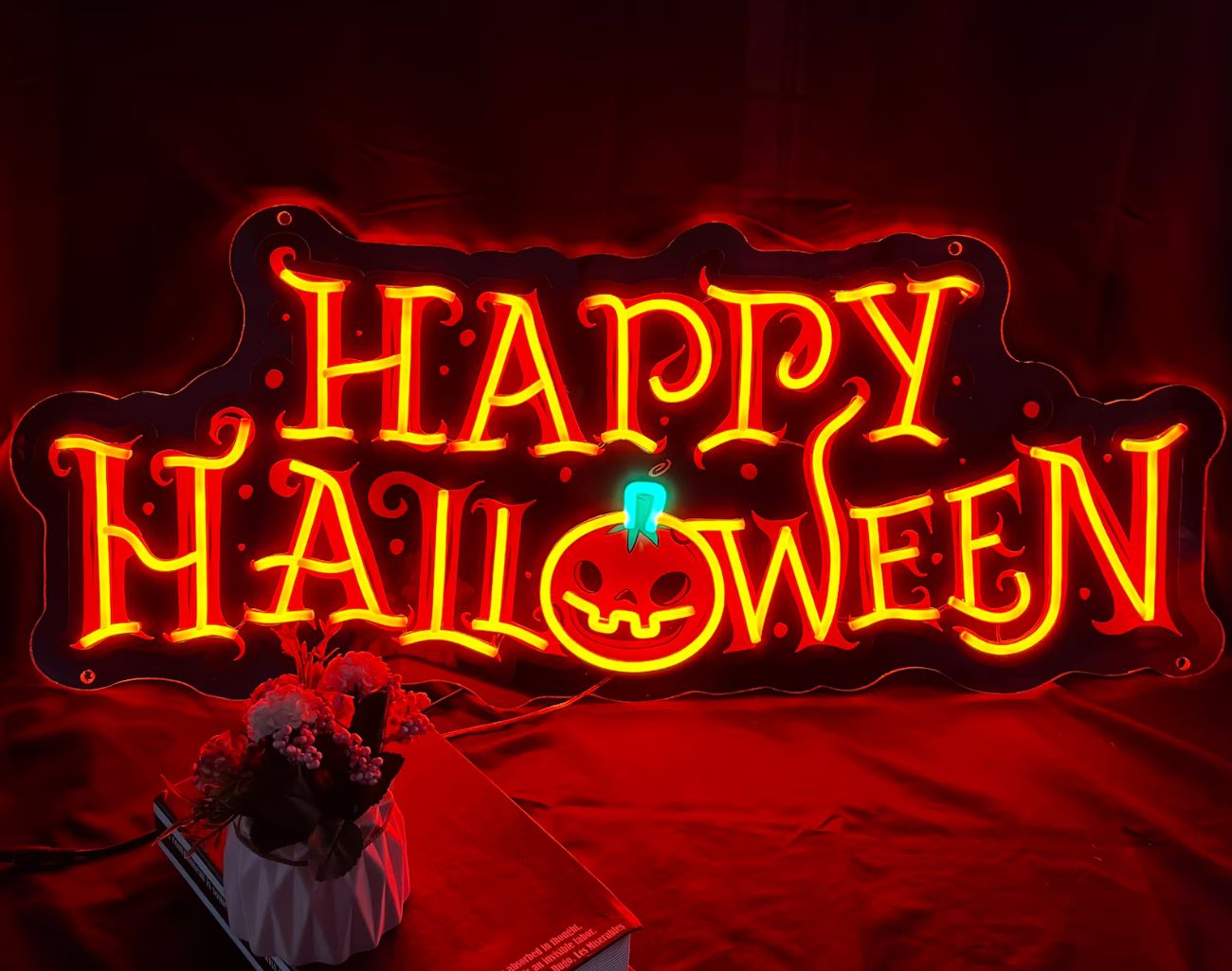 Happy Halloween Neon Sign