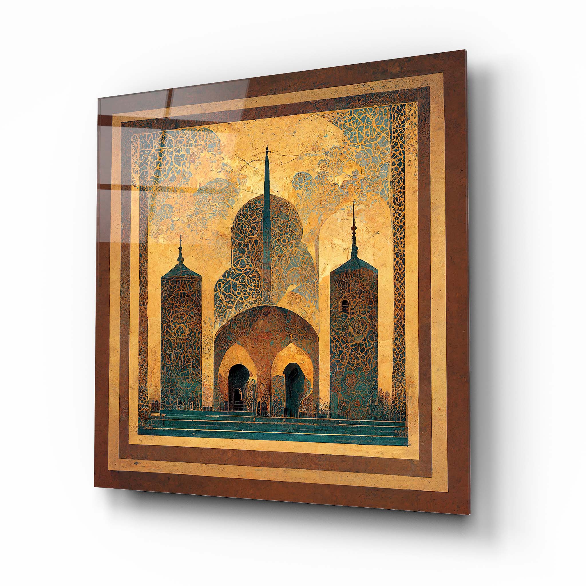 Mosque Glass Wall Art