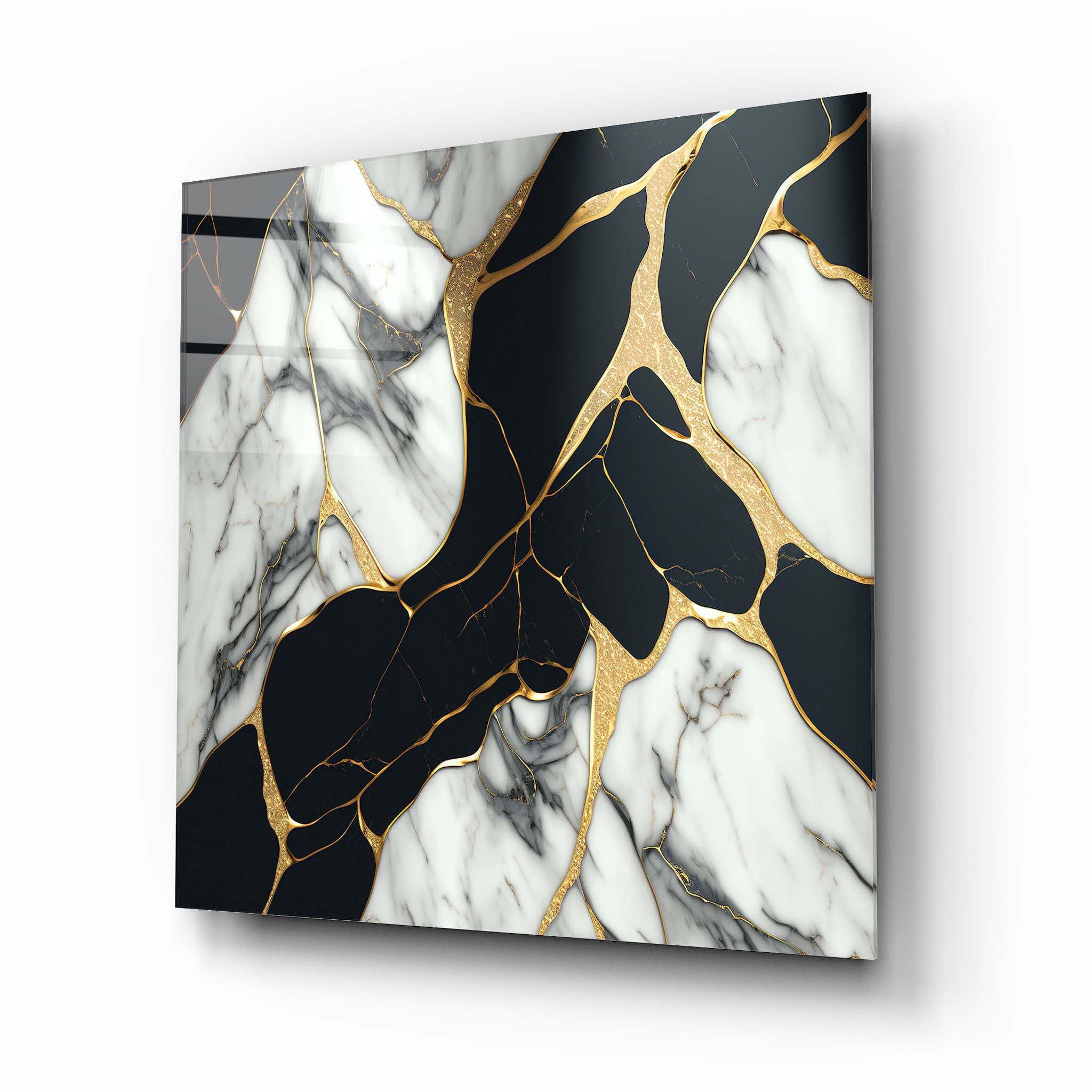 Marble Glass Wall Art 2