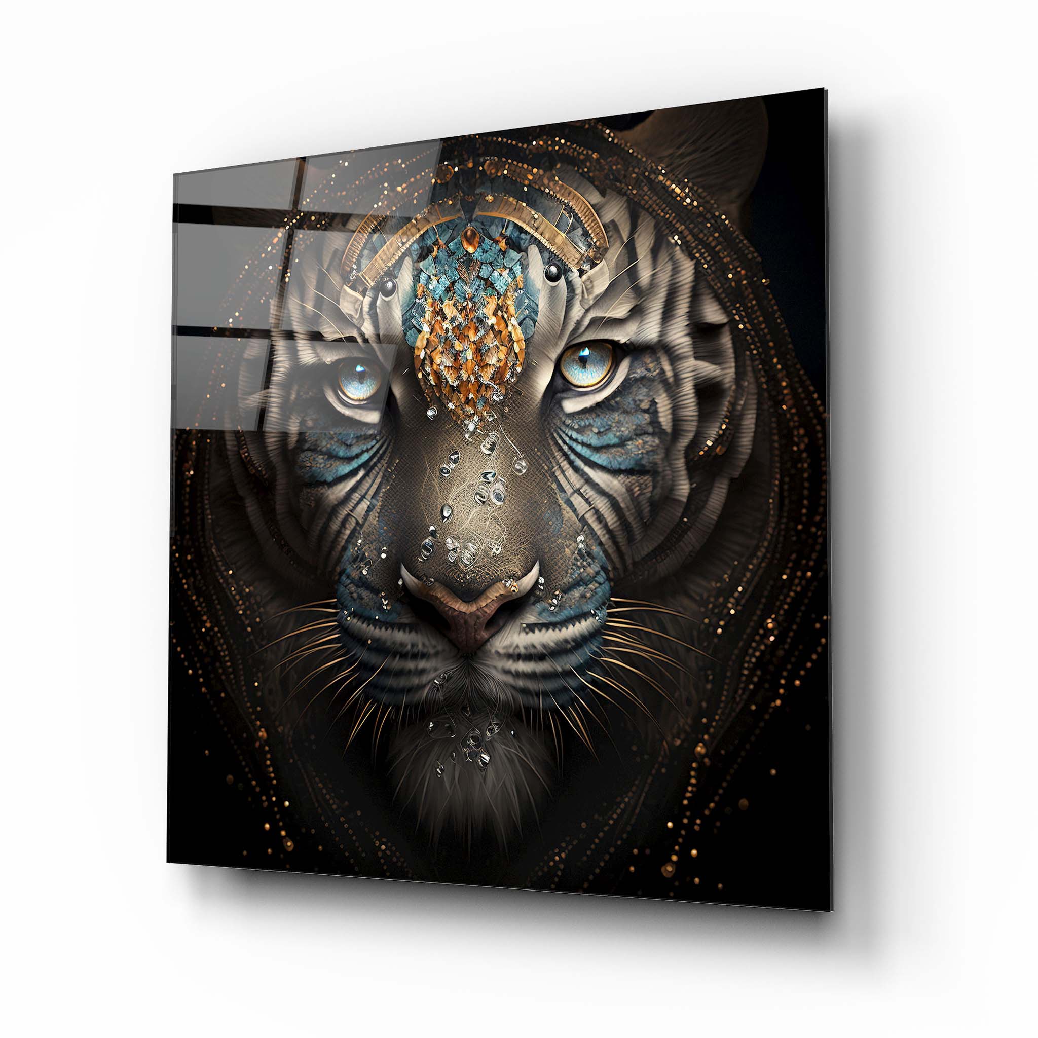Tiger Glass Wall Art 4