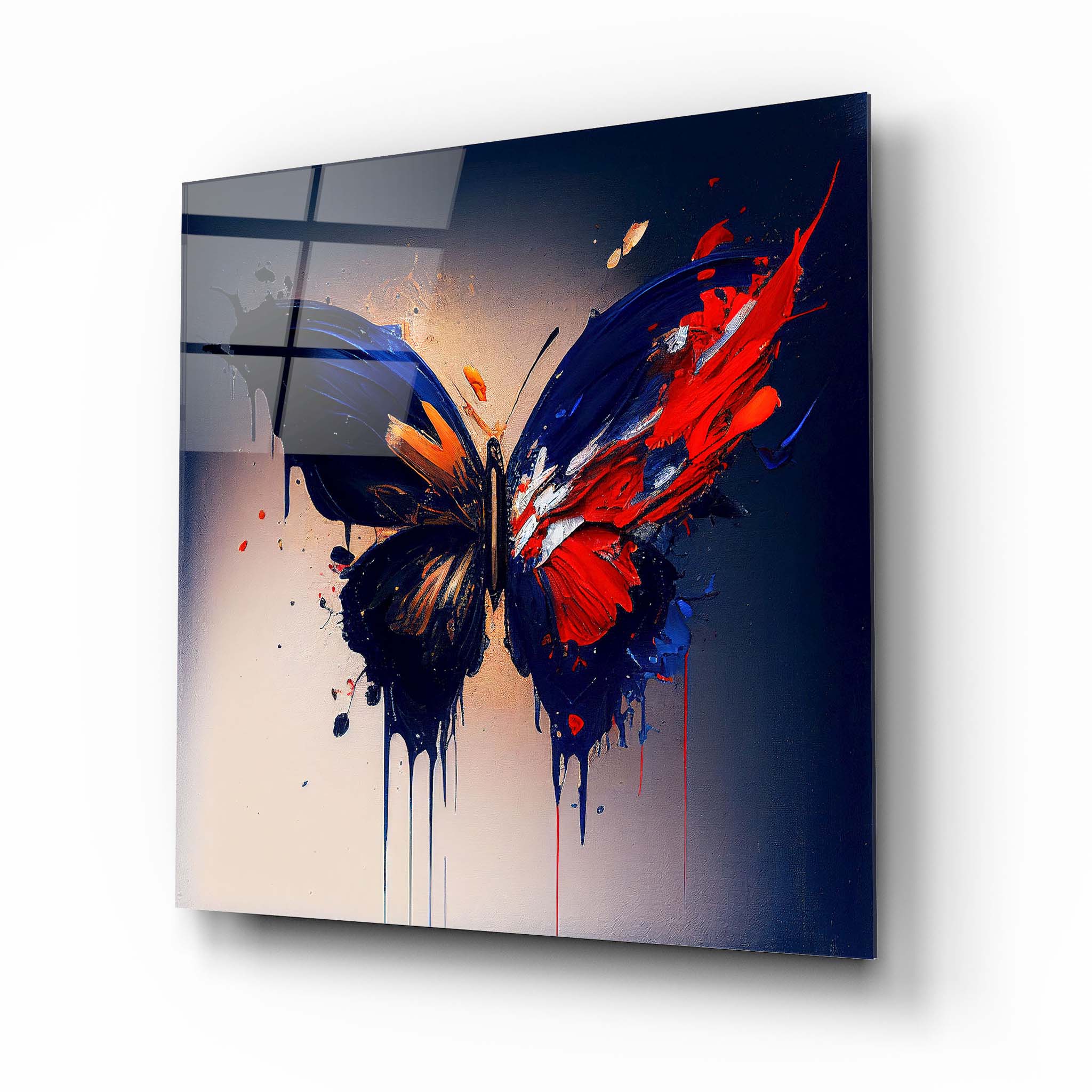 Butterfly Glass Wall Art Table 2