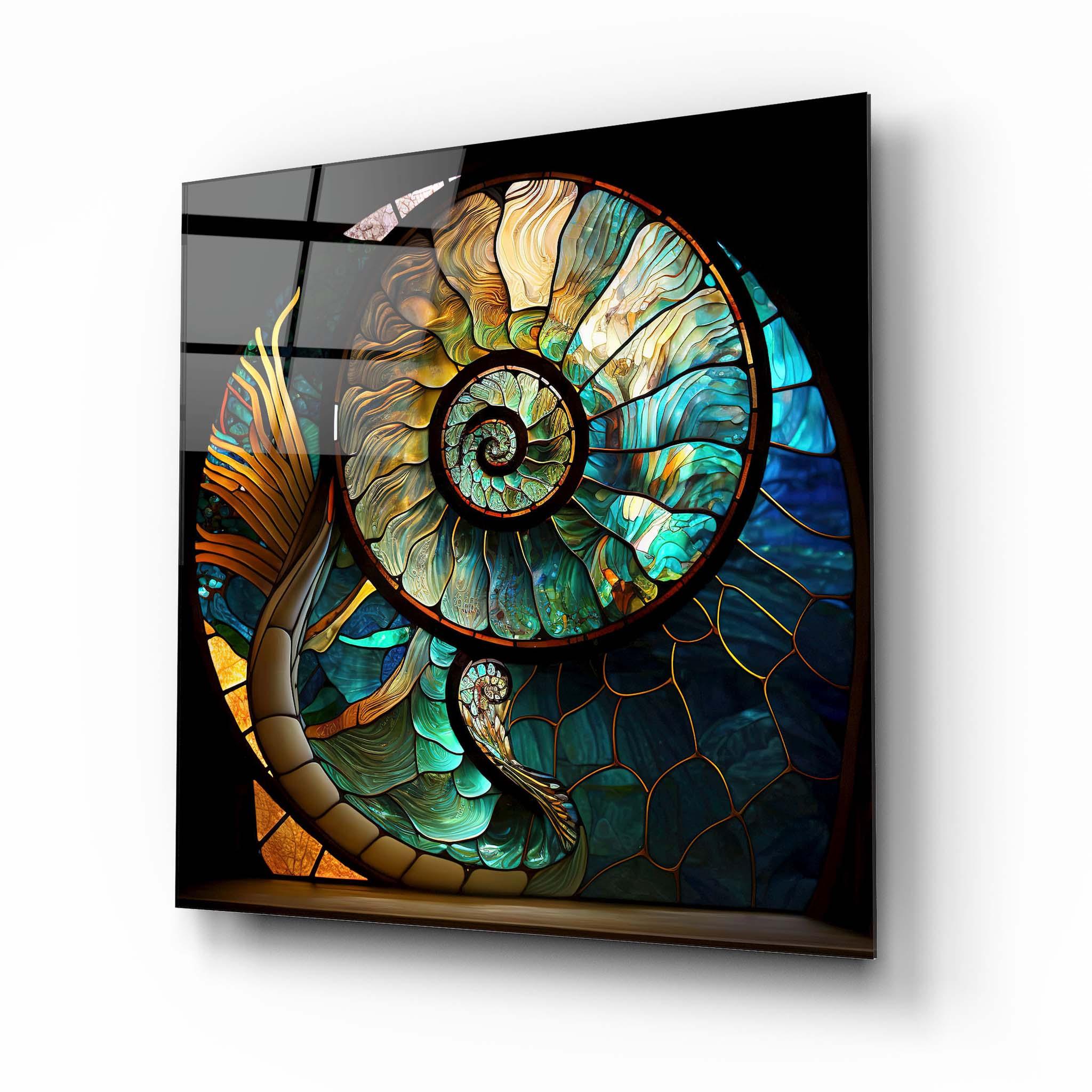 Abstract Stained Glass Wall Art