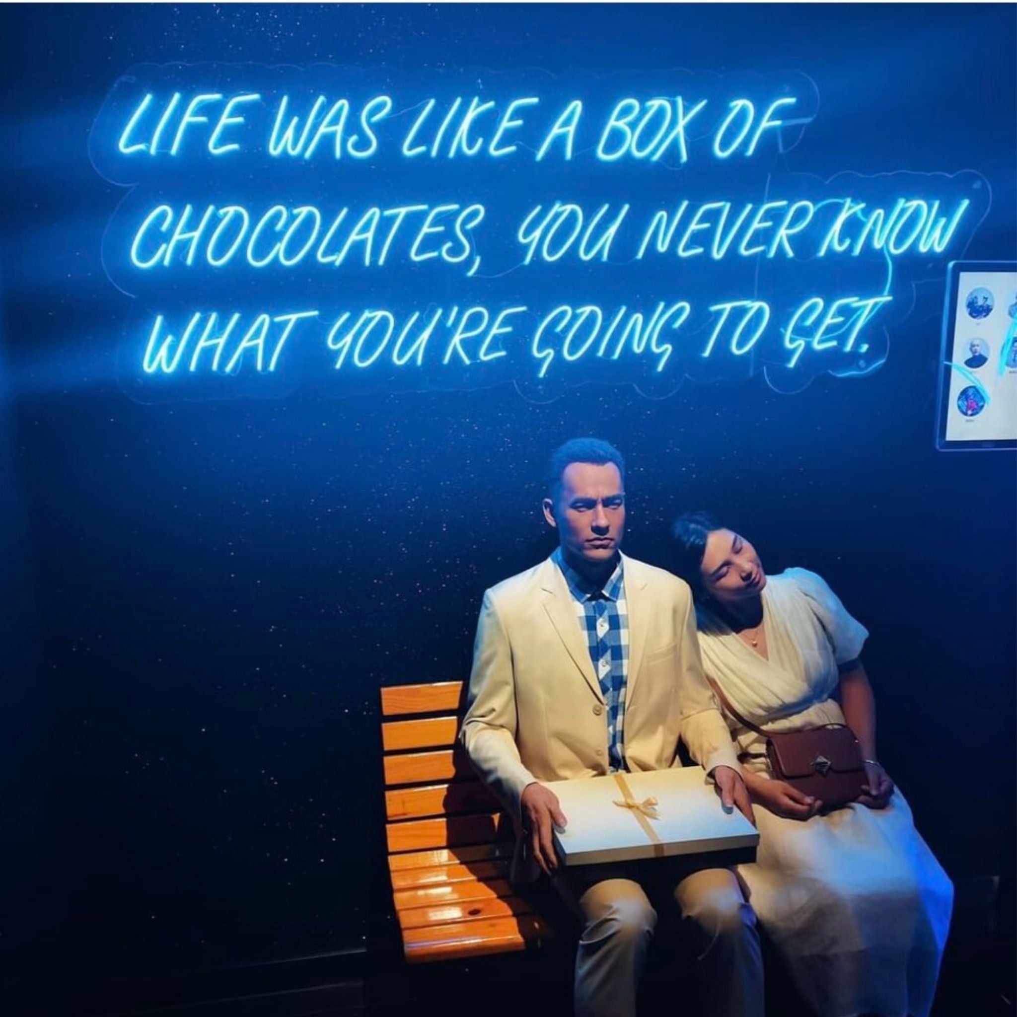 Neon Delights: Life's Chocolates Neon Sign