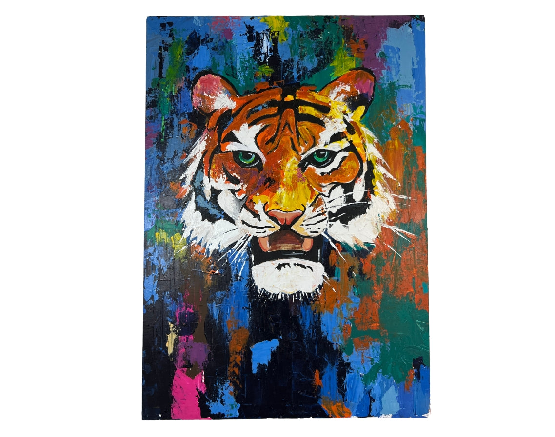 Roaring Vibrance: Bold Tiger