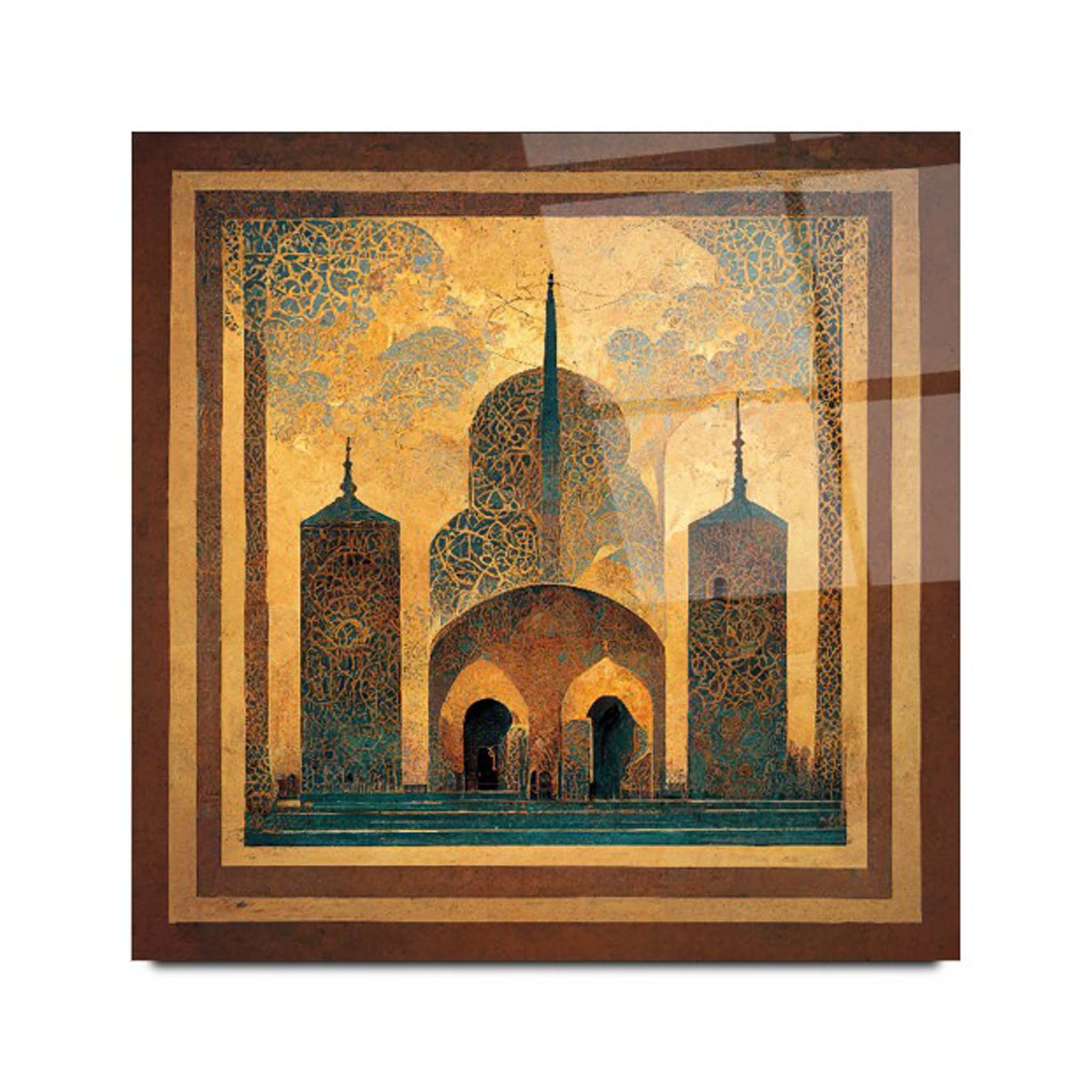 Mosque Glass Wall Art