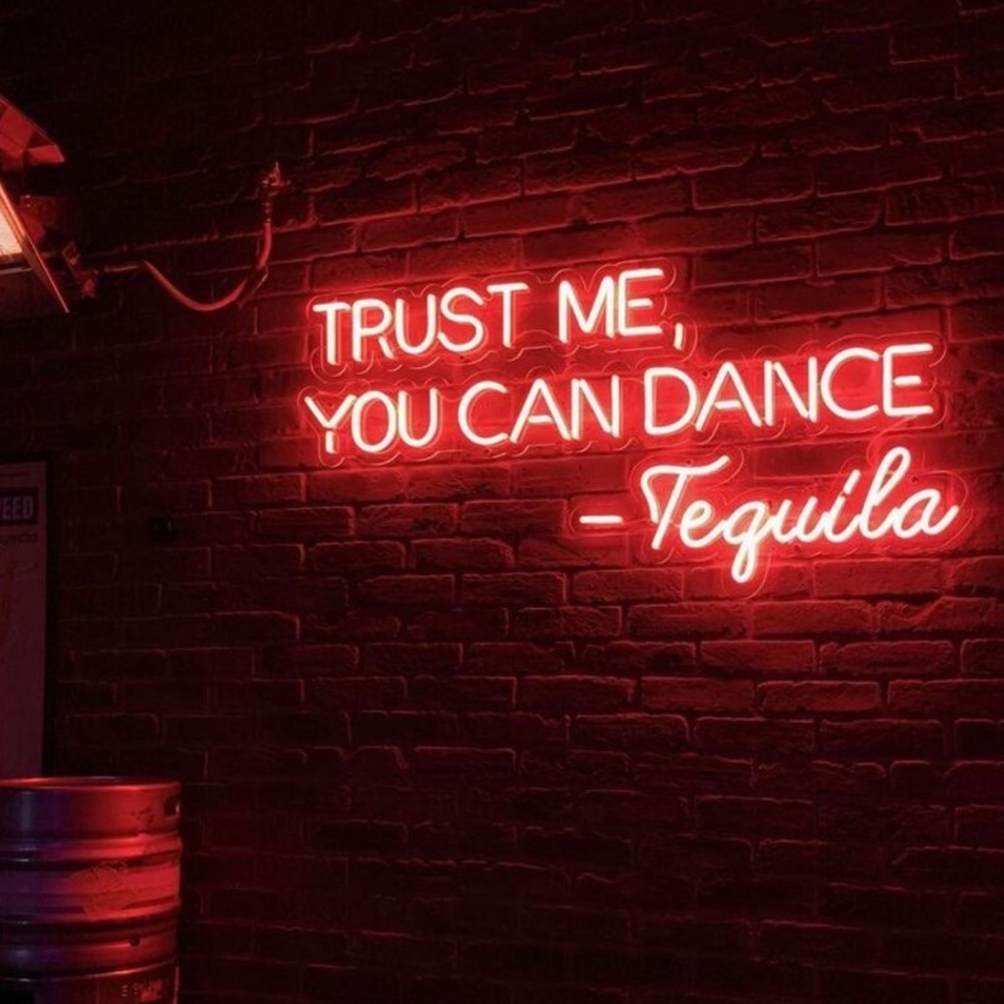 Radiant Rhythm: Trust Me, You Can Dance Neon Sign