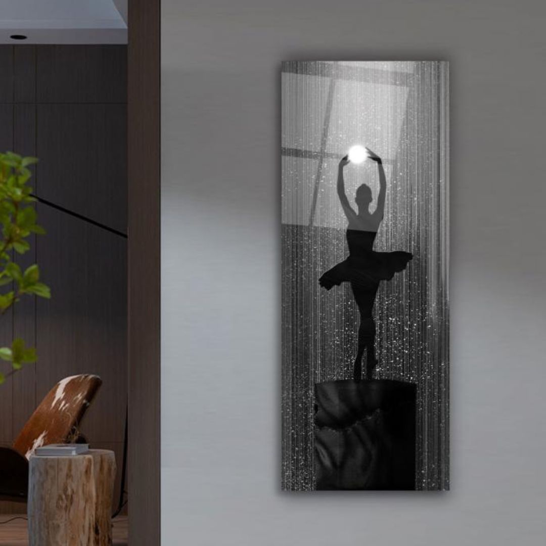 Luminous Elegance Glass Wall Art