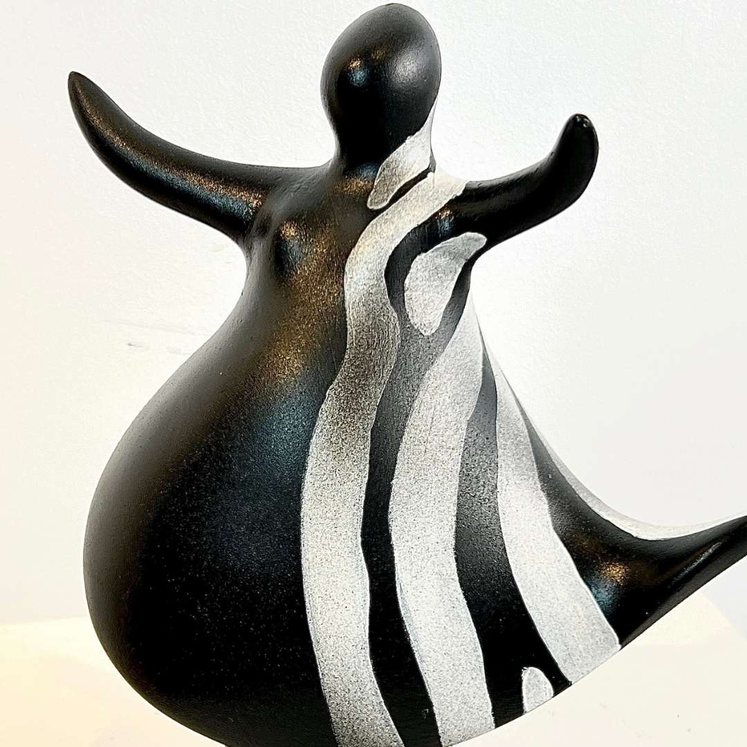 Zebra Stripes Dance Sculpture