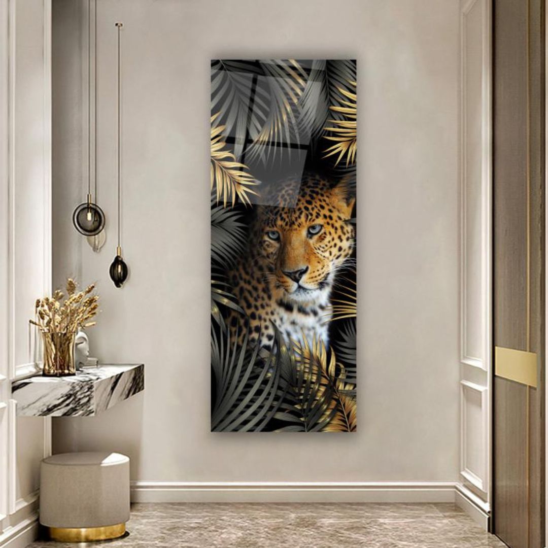 Jungle Majesty Glass Wall Art