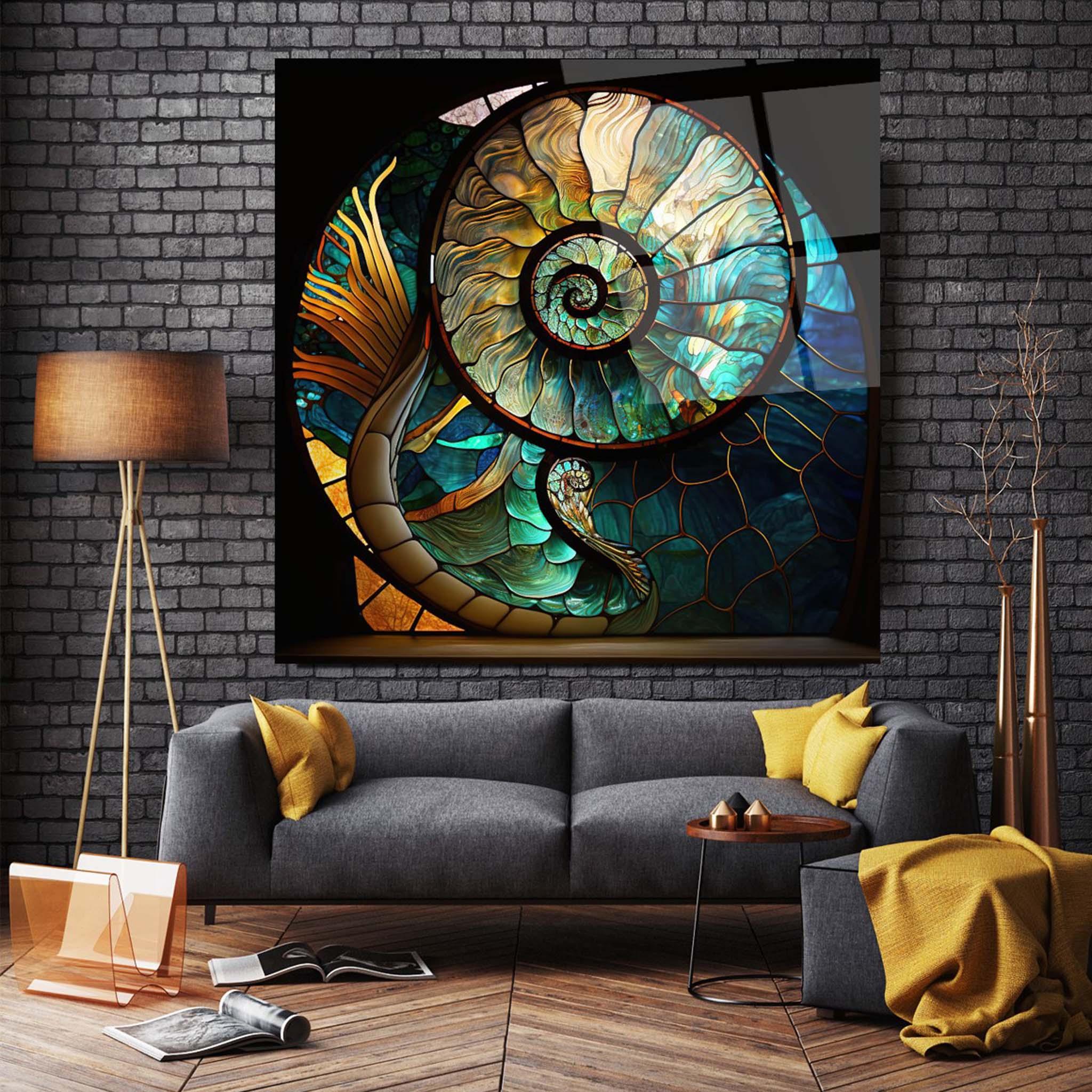 Abstract Stained Glass Wall Art - Artchi