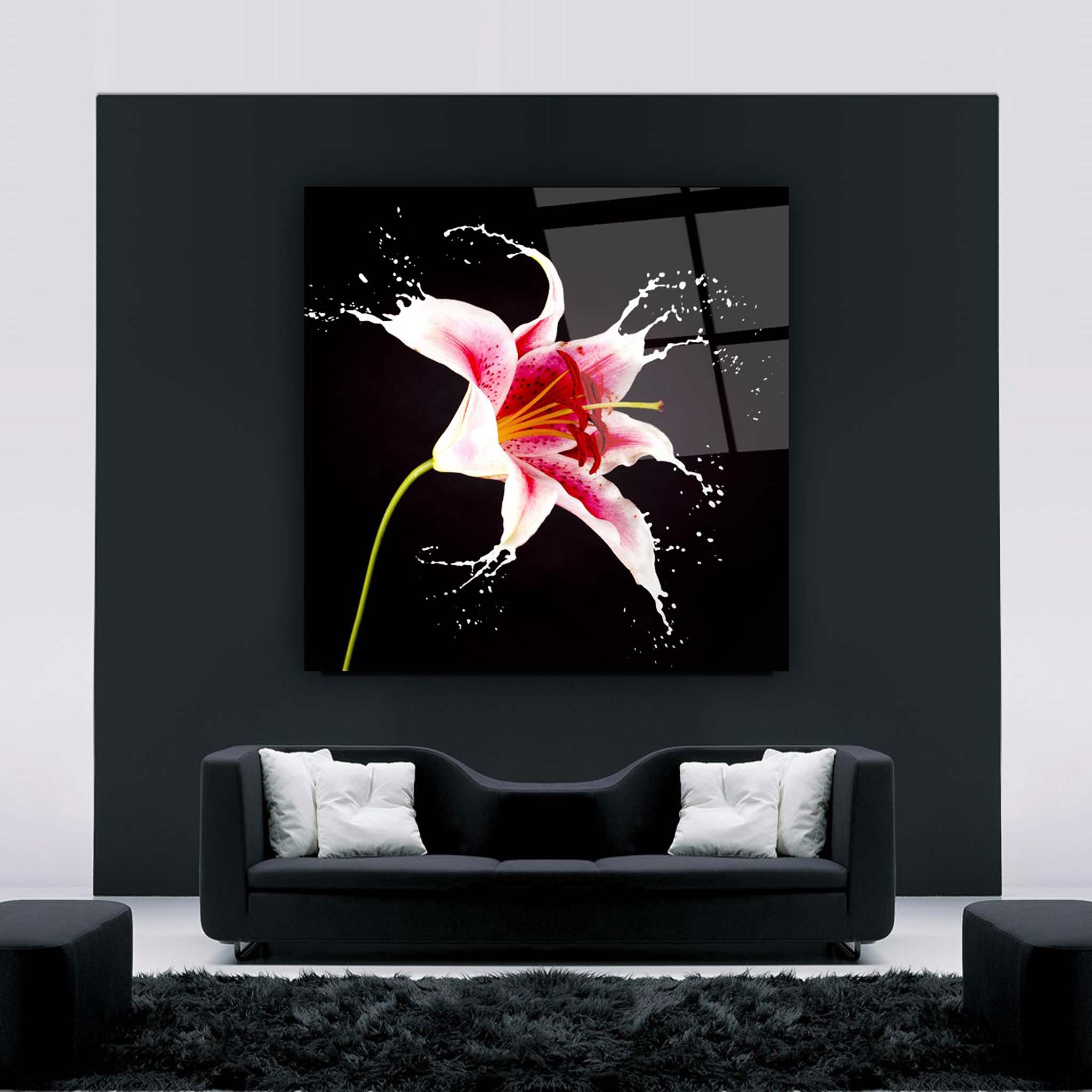 Flower Glass Wall Art 19