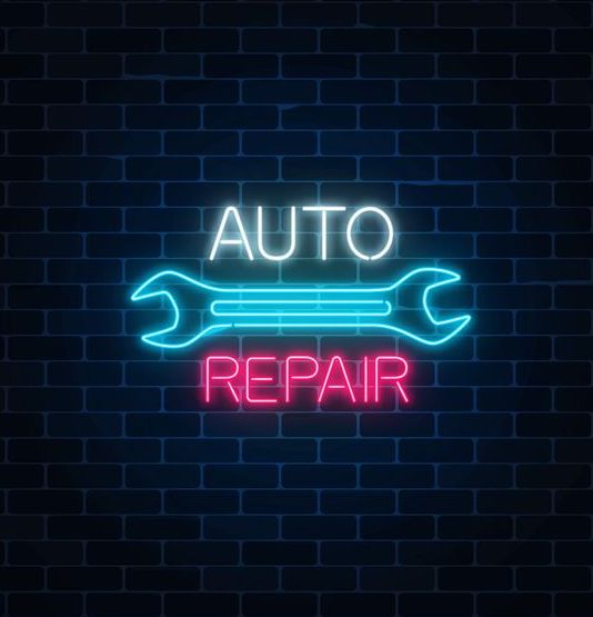 Auto Repair Neon Sign