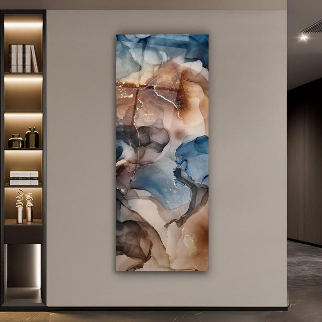 Earth's Whispers Glass Wall Art