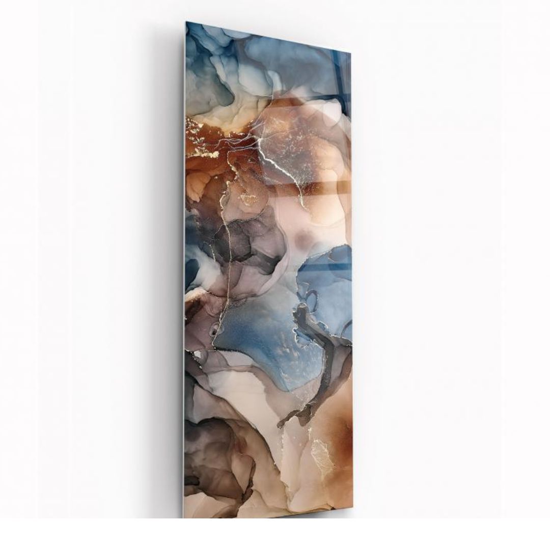 Earth's Whispers Glass Wall Art