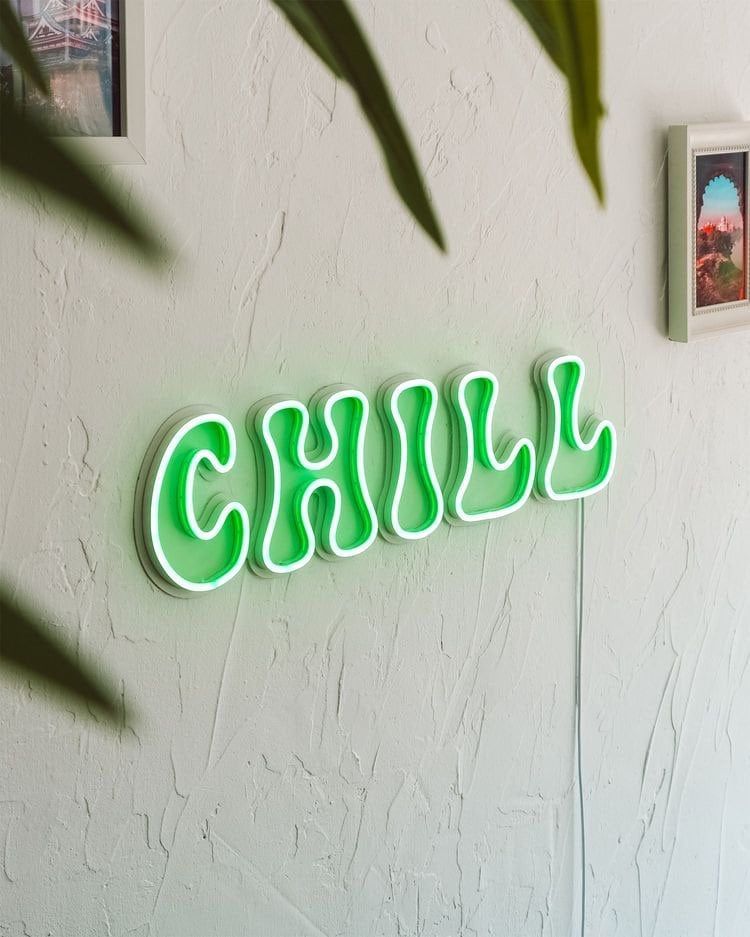 Chill Vibes Neon Sign