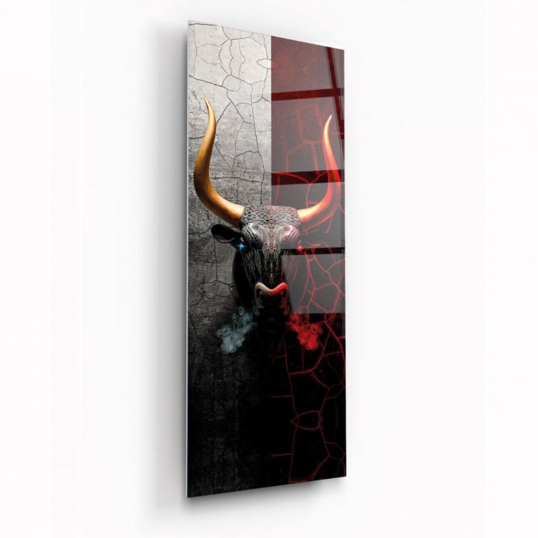 Inferno Charge Glass Wall Art