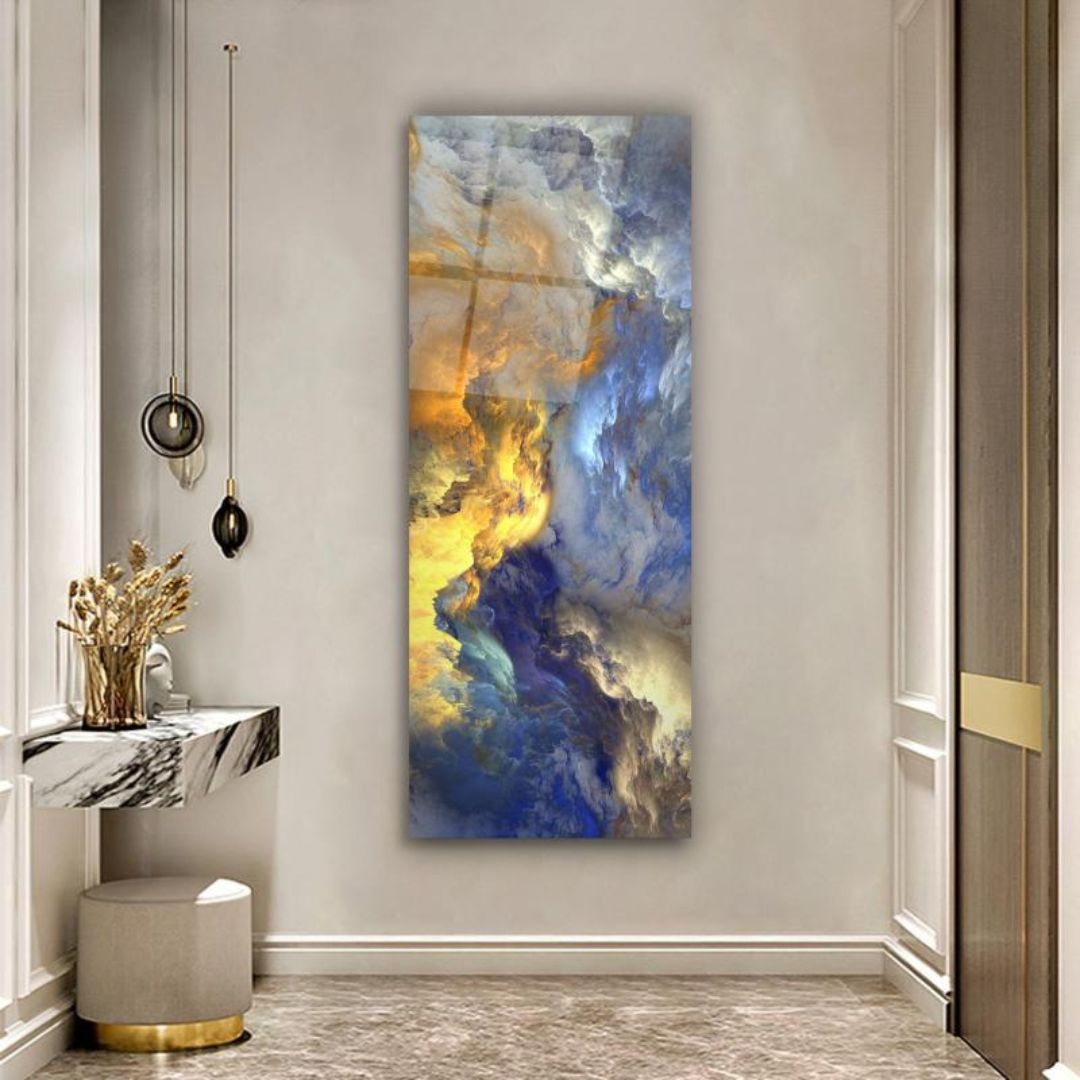 Celestial Horizon Glass Wall Art