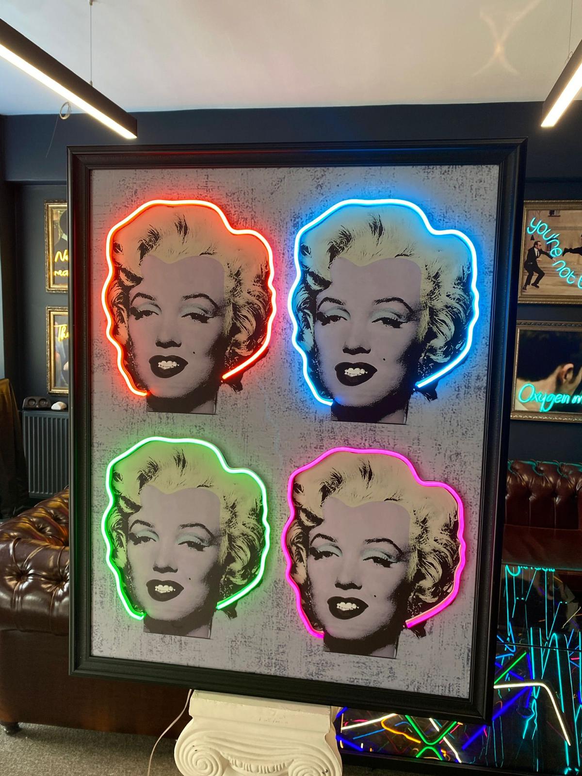 Marilyn's Neon Glow