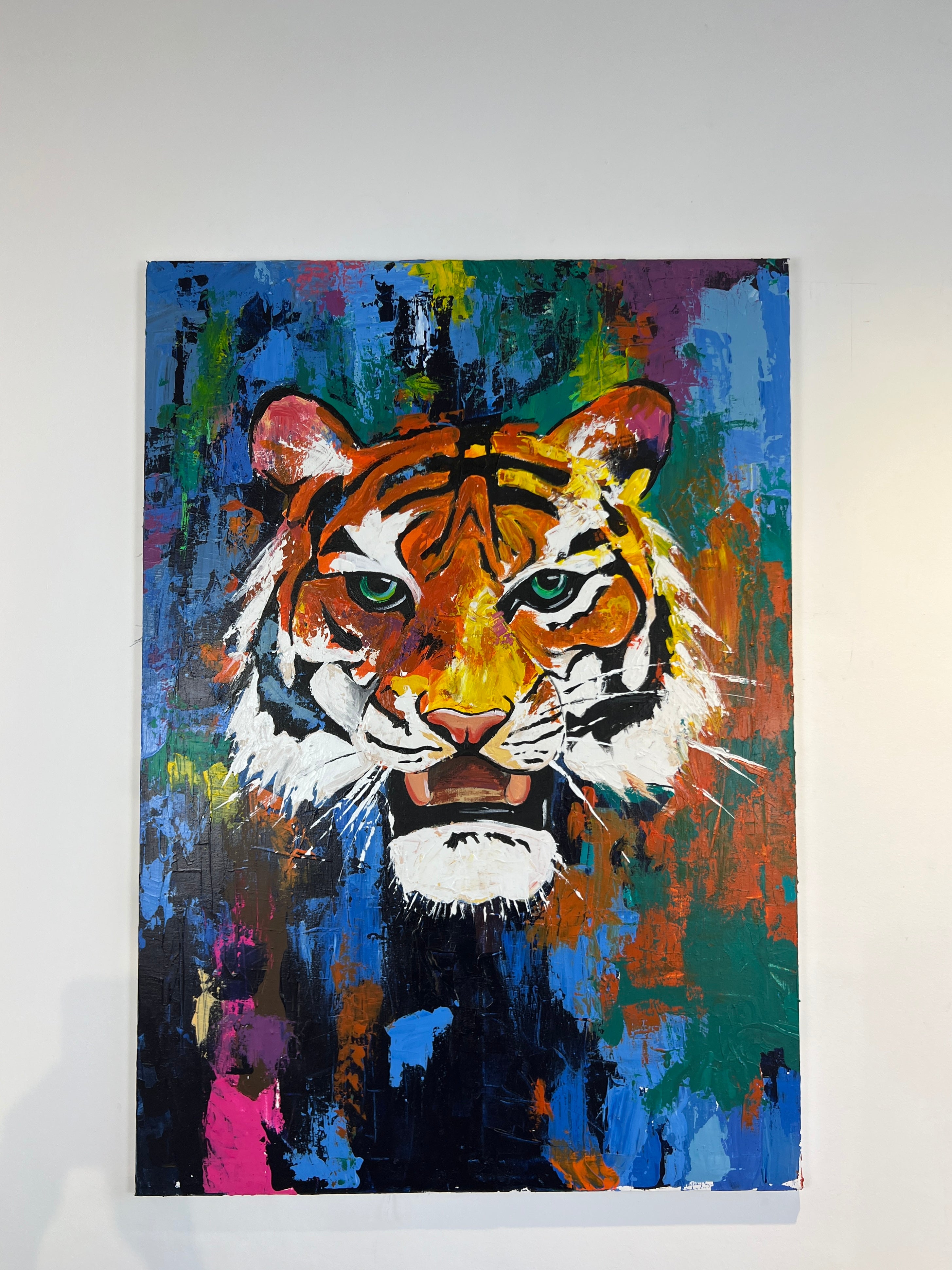 Roaring Vibrance: Bold Tiger