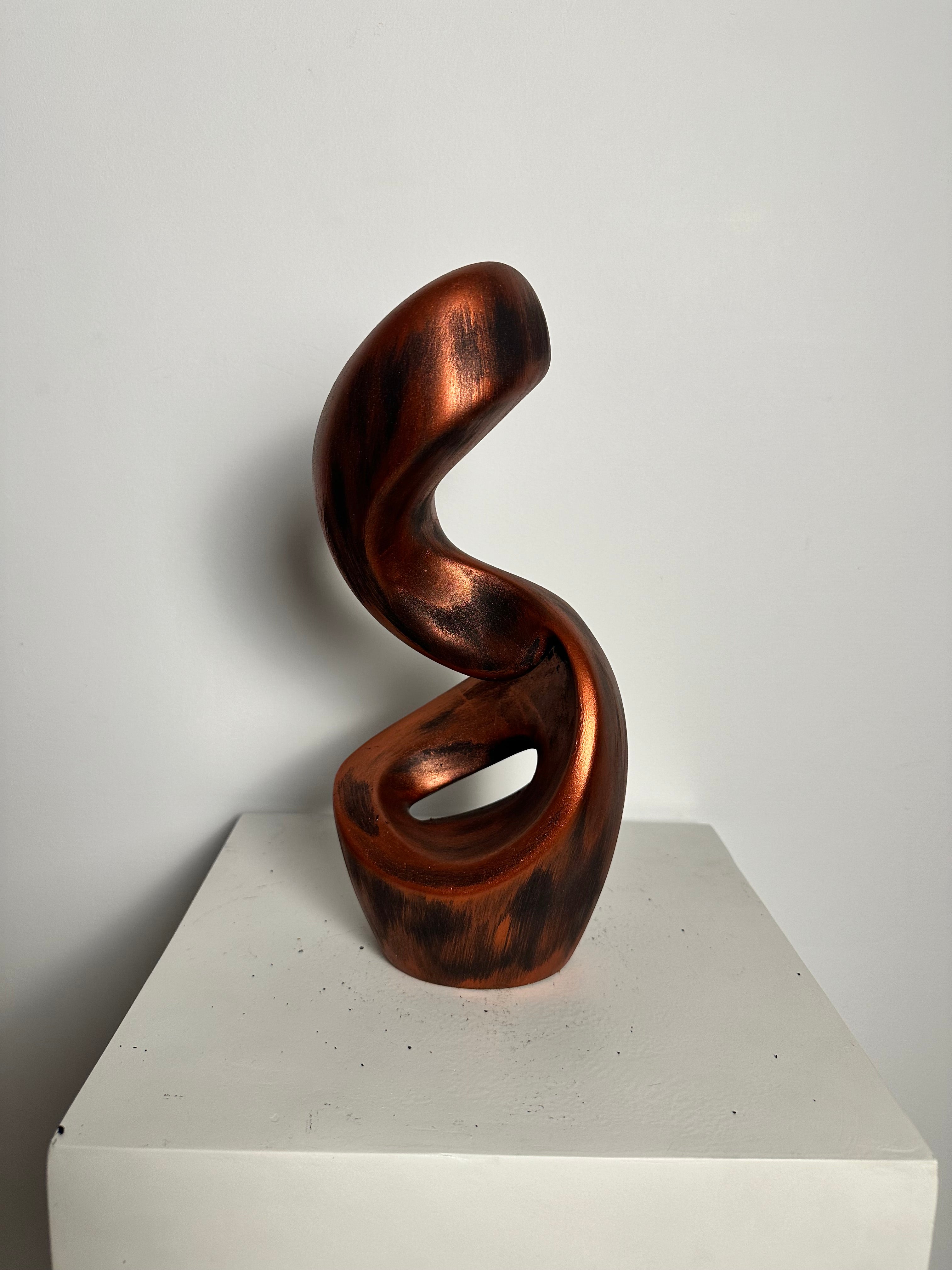 Copper Flow Sculpture