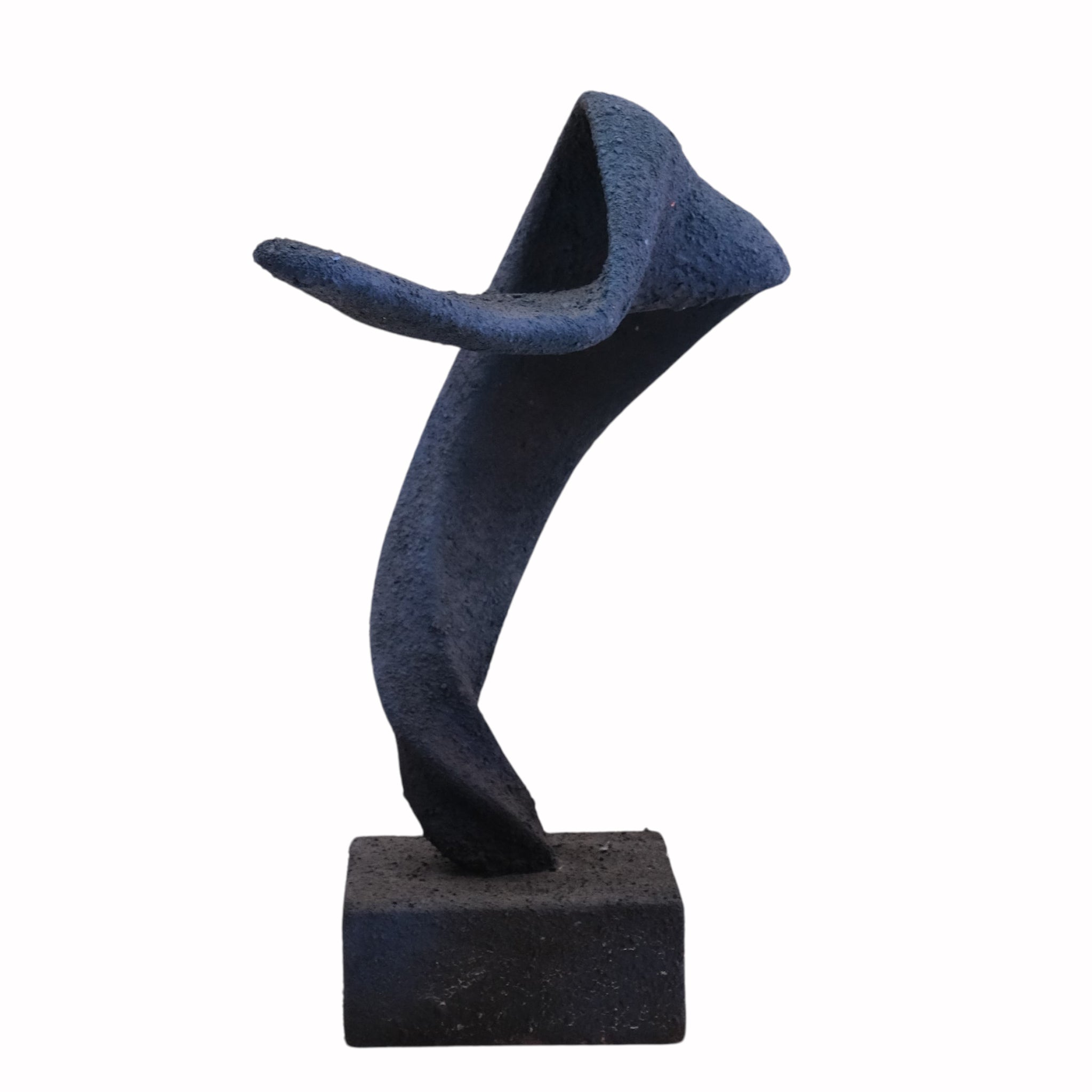 Blue Wave Abstract Sculpture