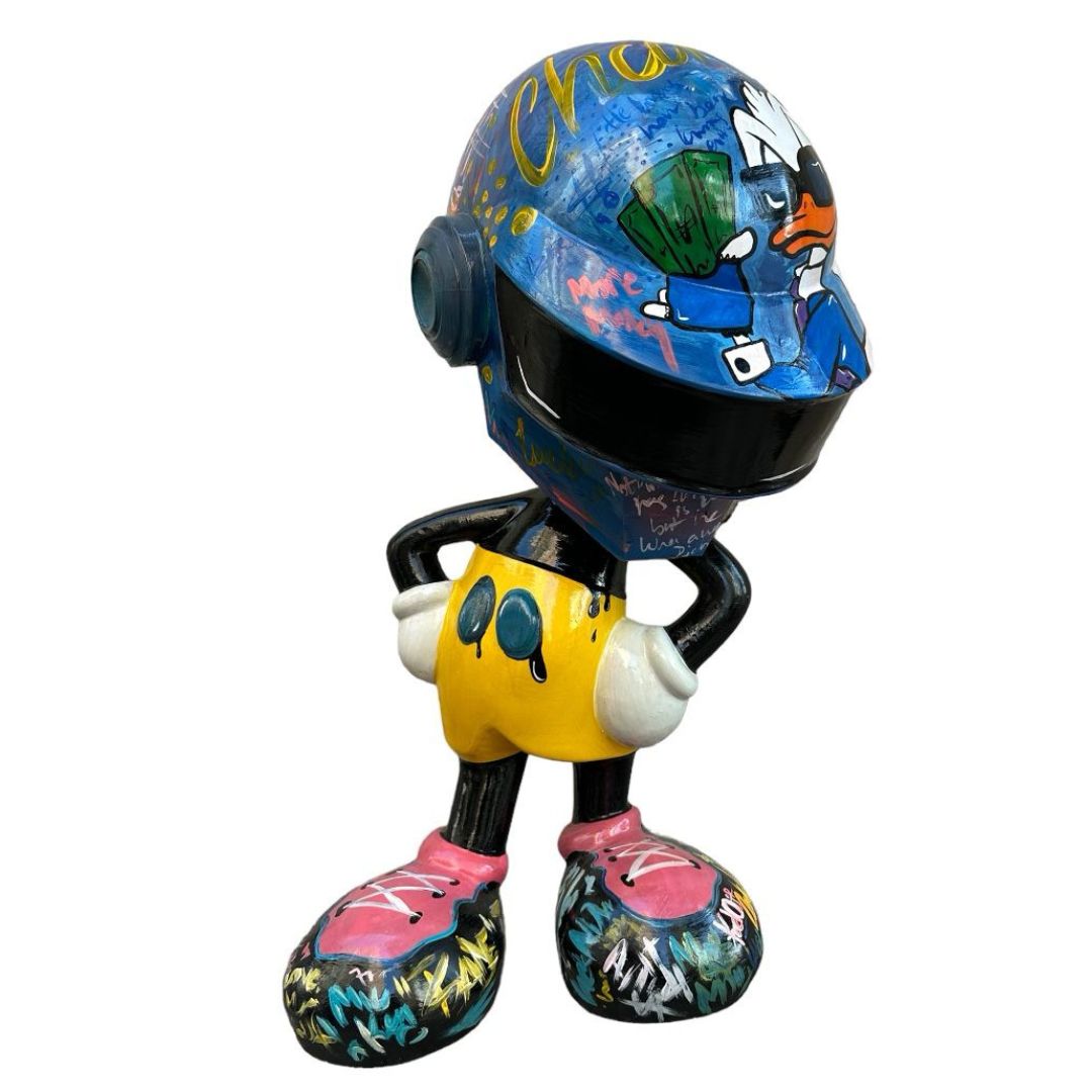 Mickey Mouse x Daft Punk Pop Art Sculpture