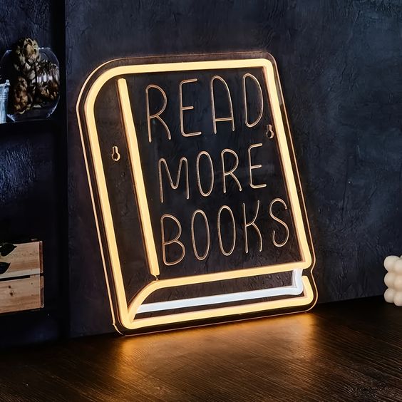 Read More Books Neon Sign